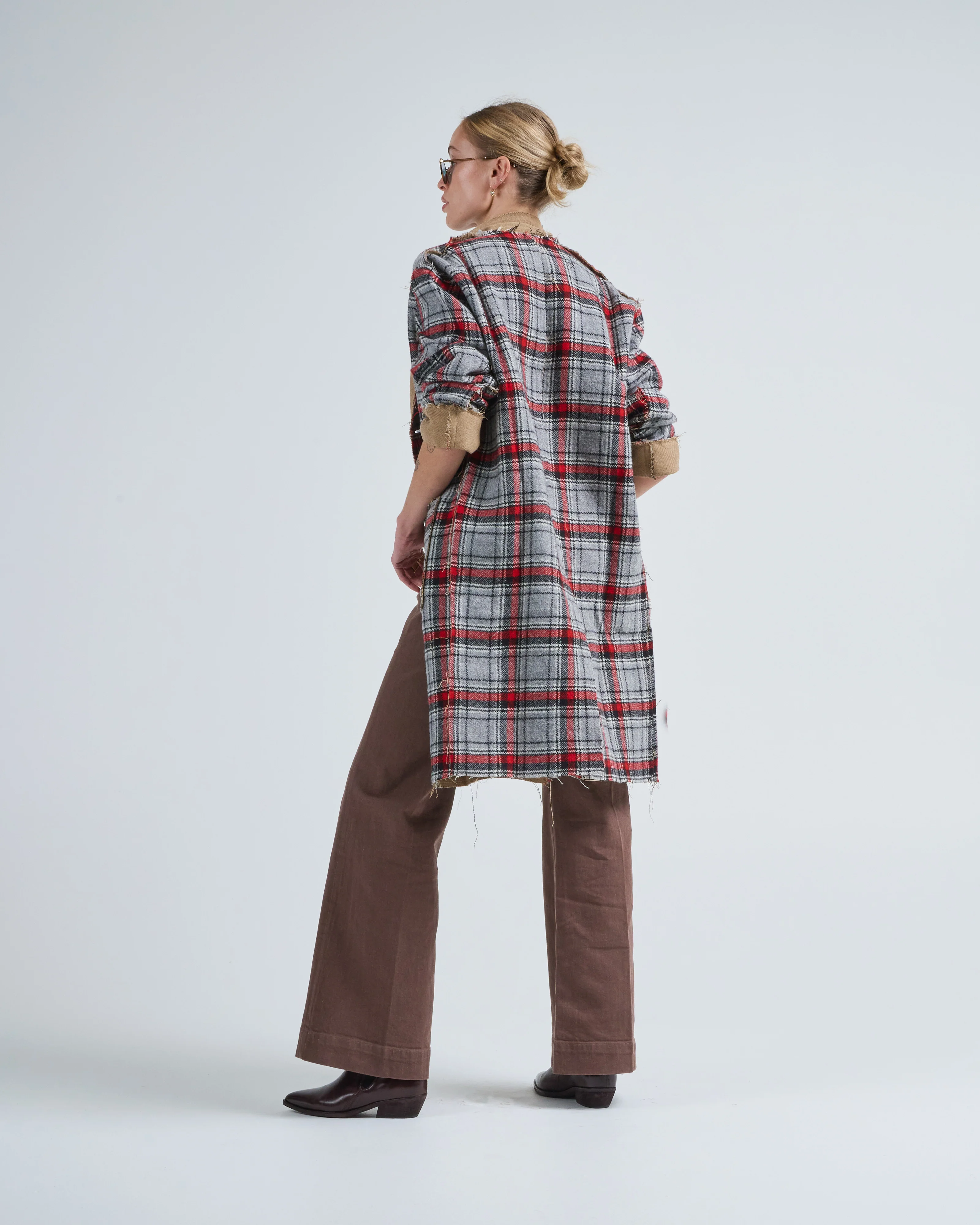 reversible raw cut coat - Image 4