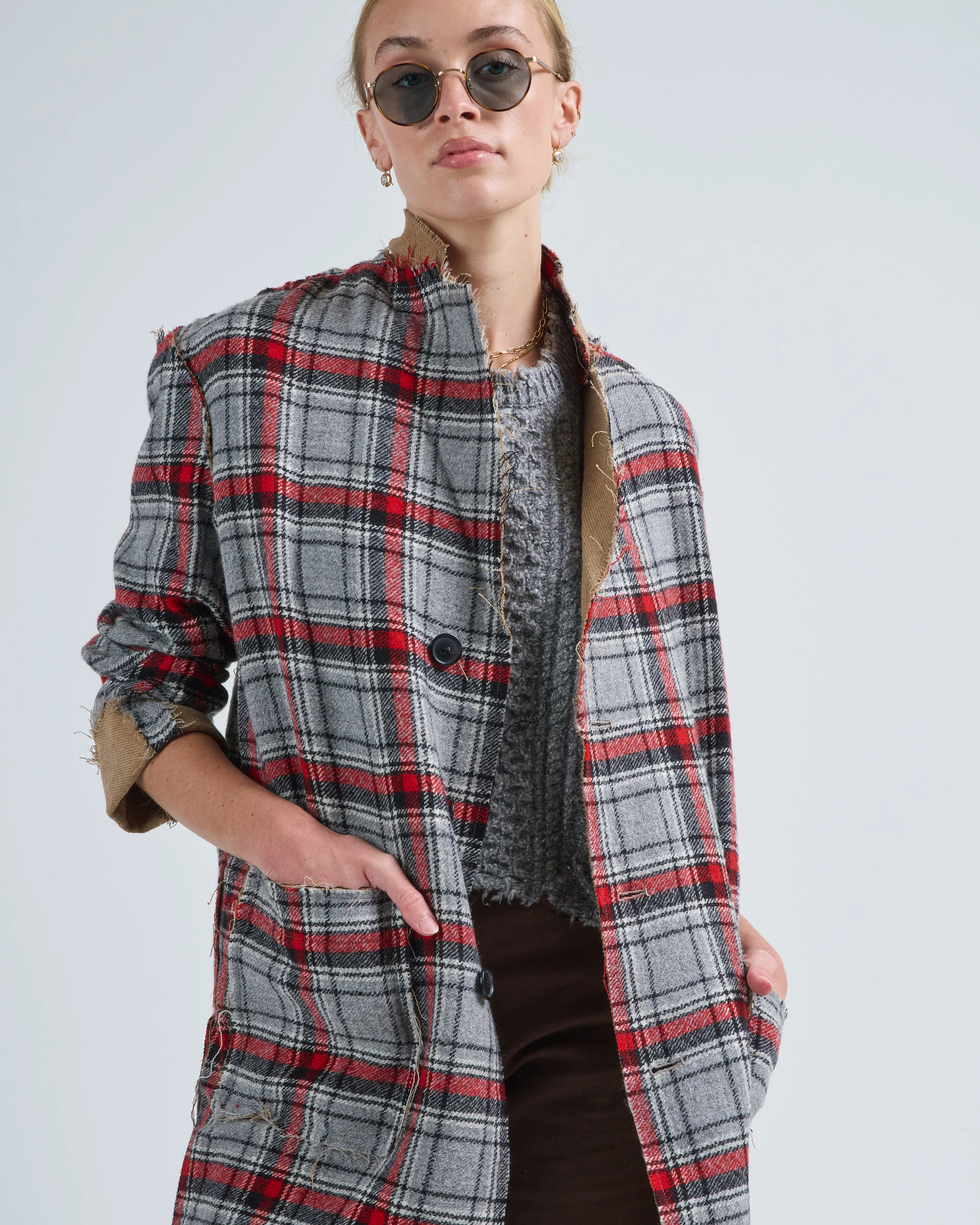 reversible raw cut coat - Image 5