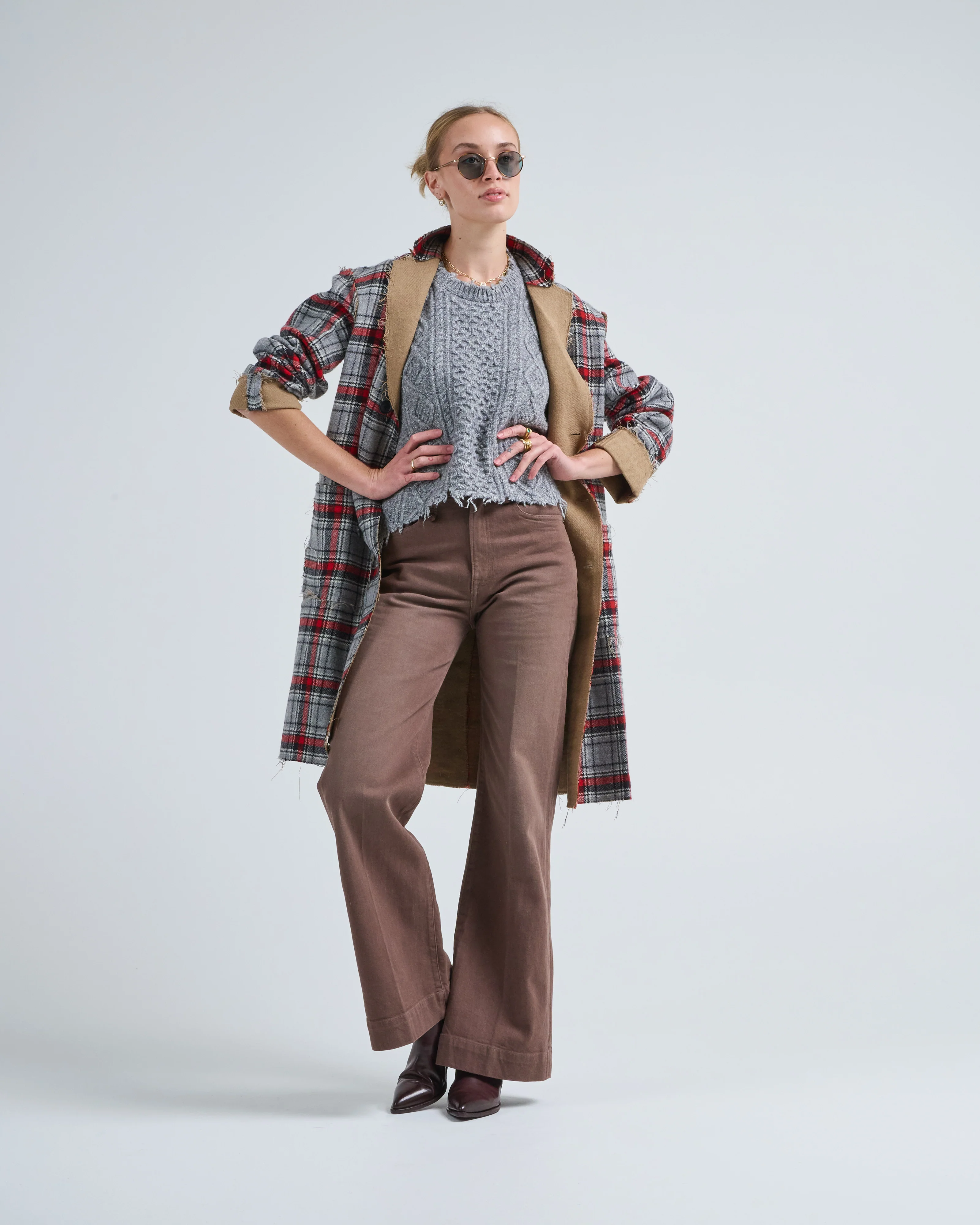 reversible raw cut coat - Image 7