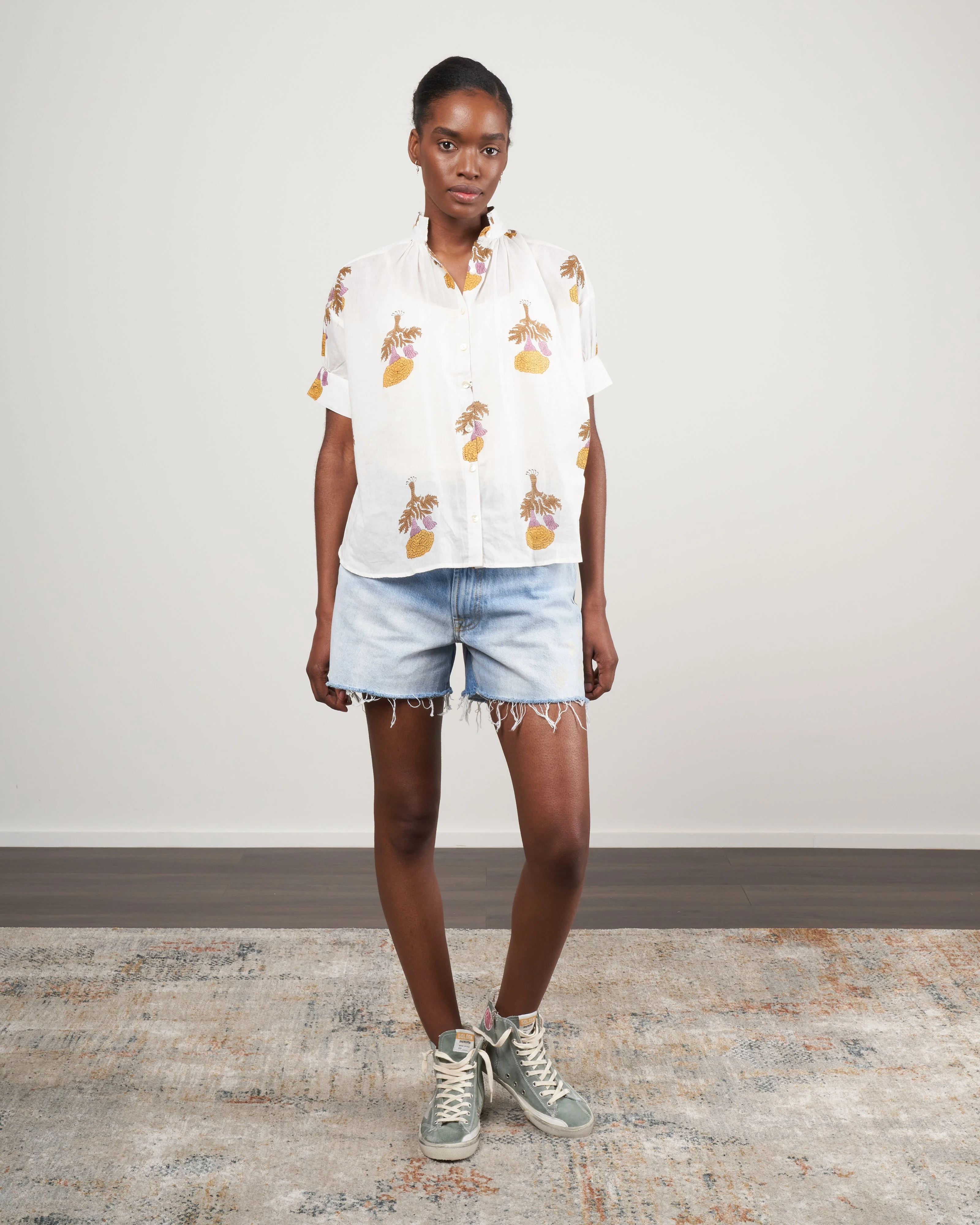 rose baggy short - stevie blue - Image 2