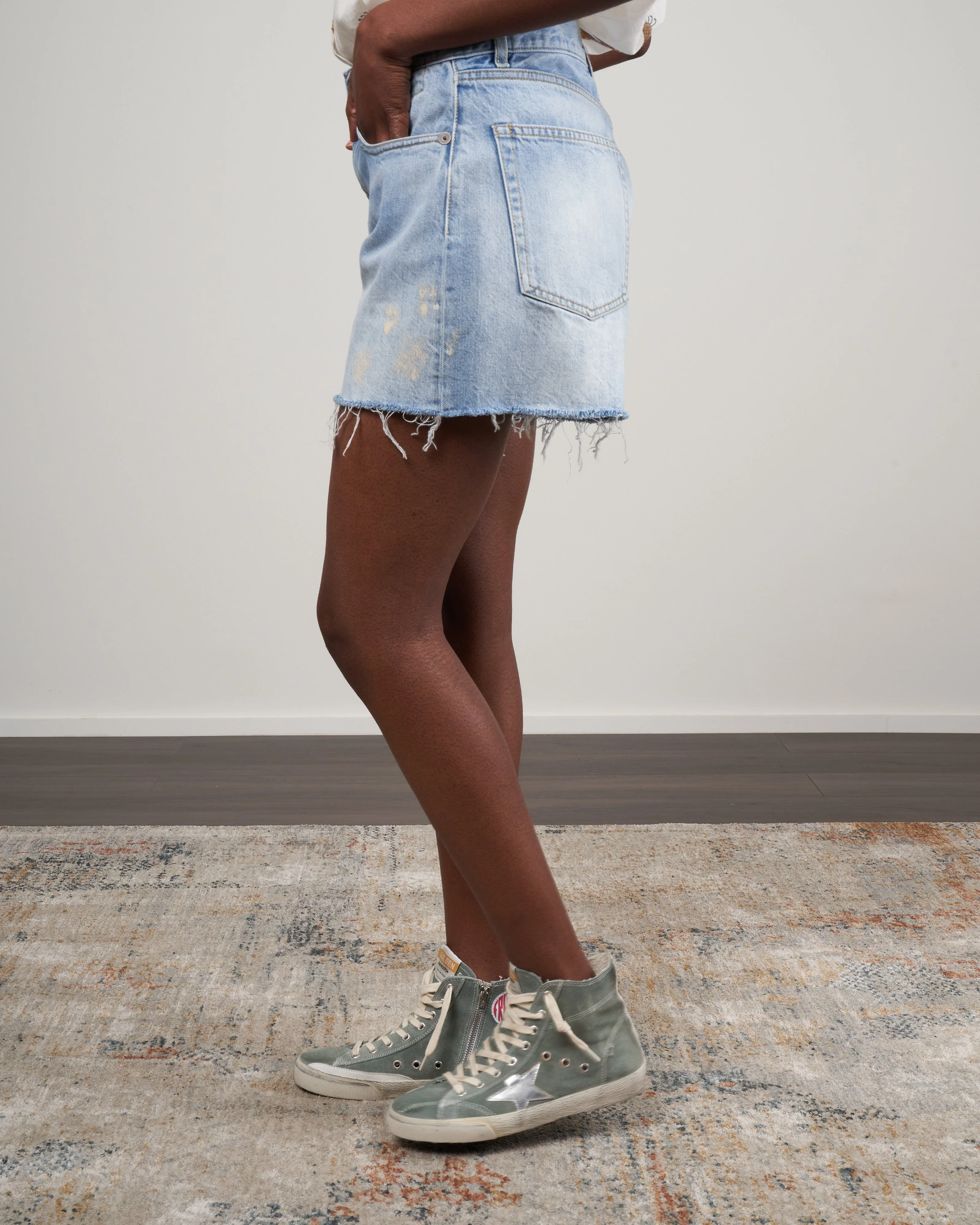 rose baggy short - stevie blue - Image 3