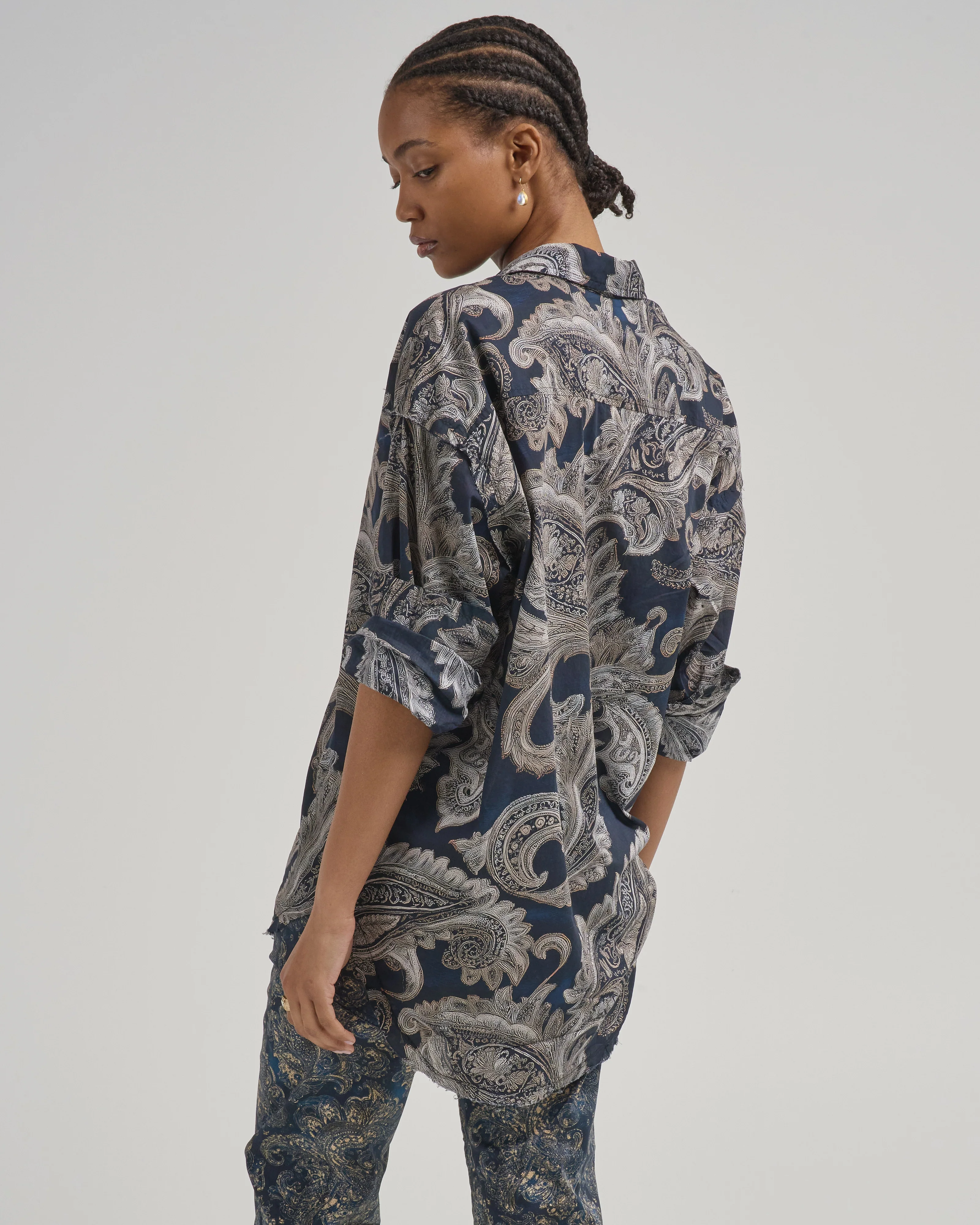 shredded seam ruffle shirt - Image 4
