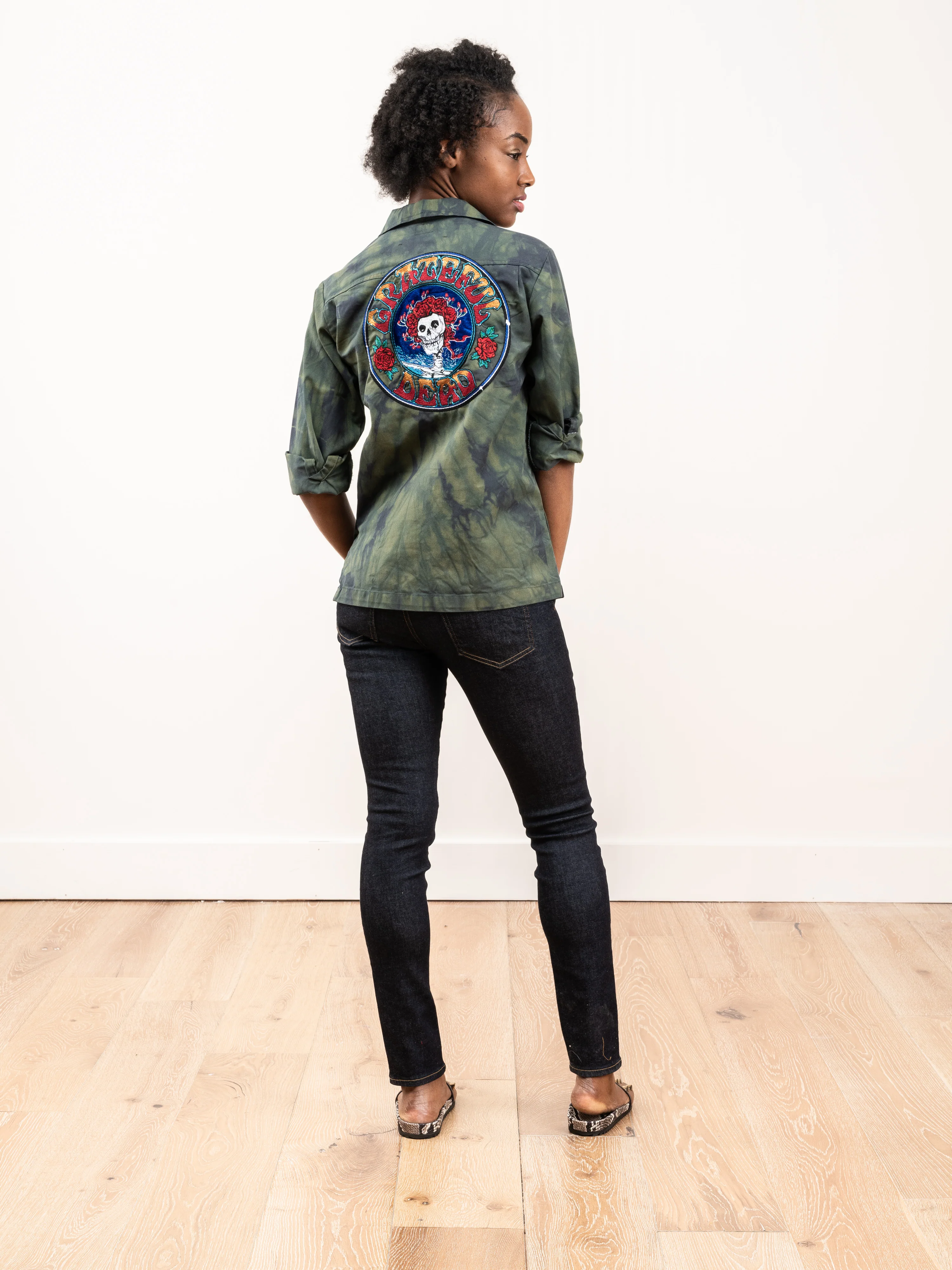 surplus shirt - grateful dead embroidery - Image 2