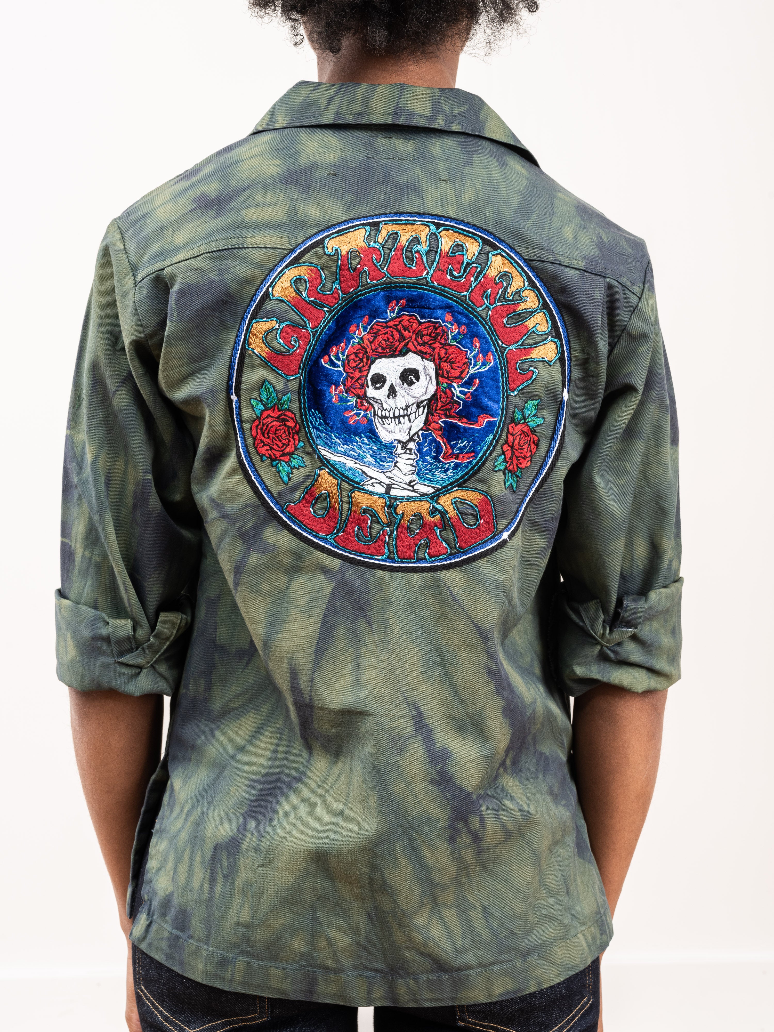 surplus shirt - grateful dead embroidery - Image 5