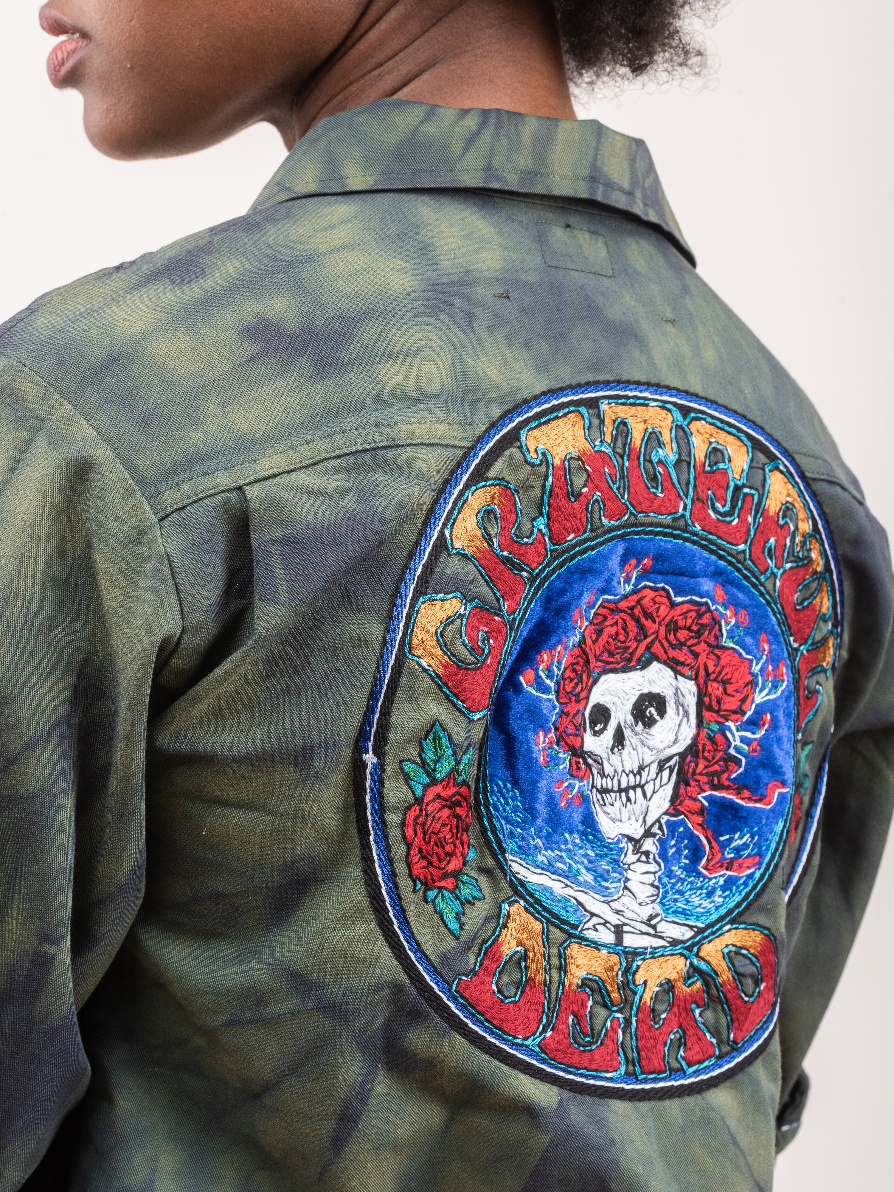 surplus shirt - grateful dead embroidery - Image 6