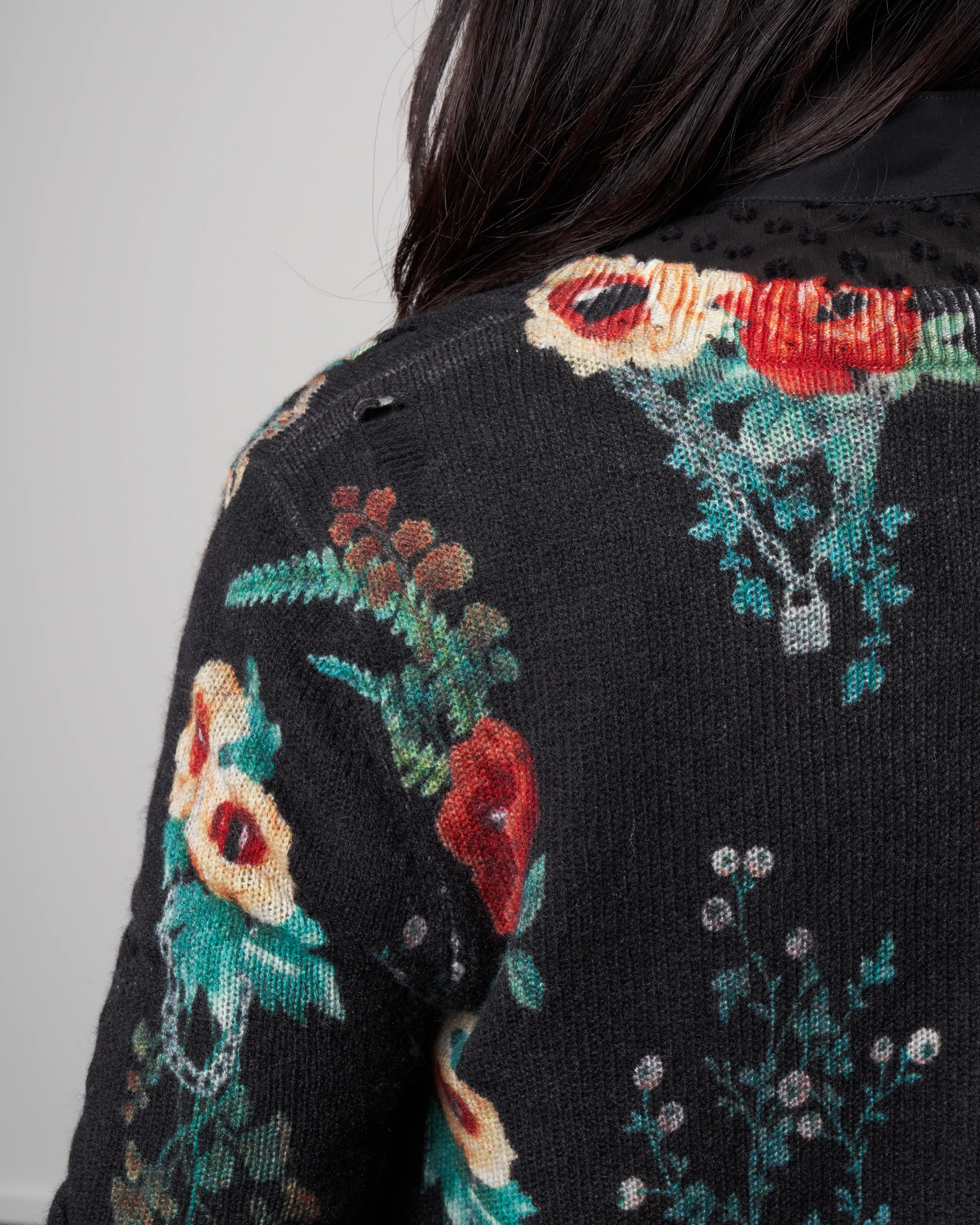 useless treasures baby cardigan - black useless treasures - Image 4