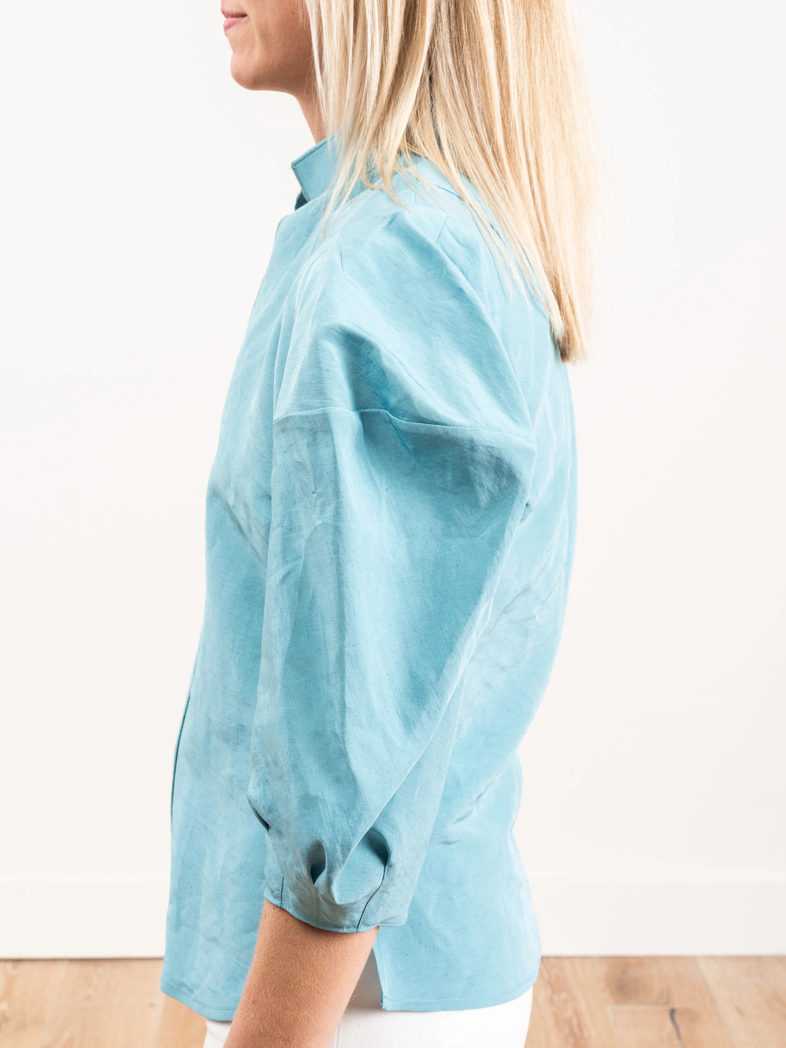 rachel comey amplus top aqua - Image 5