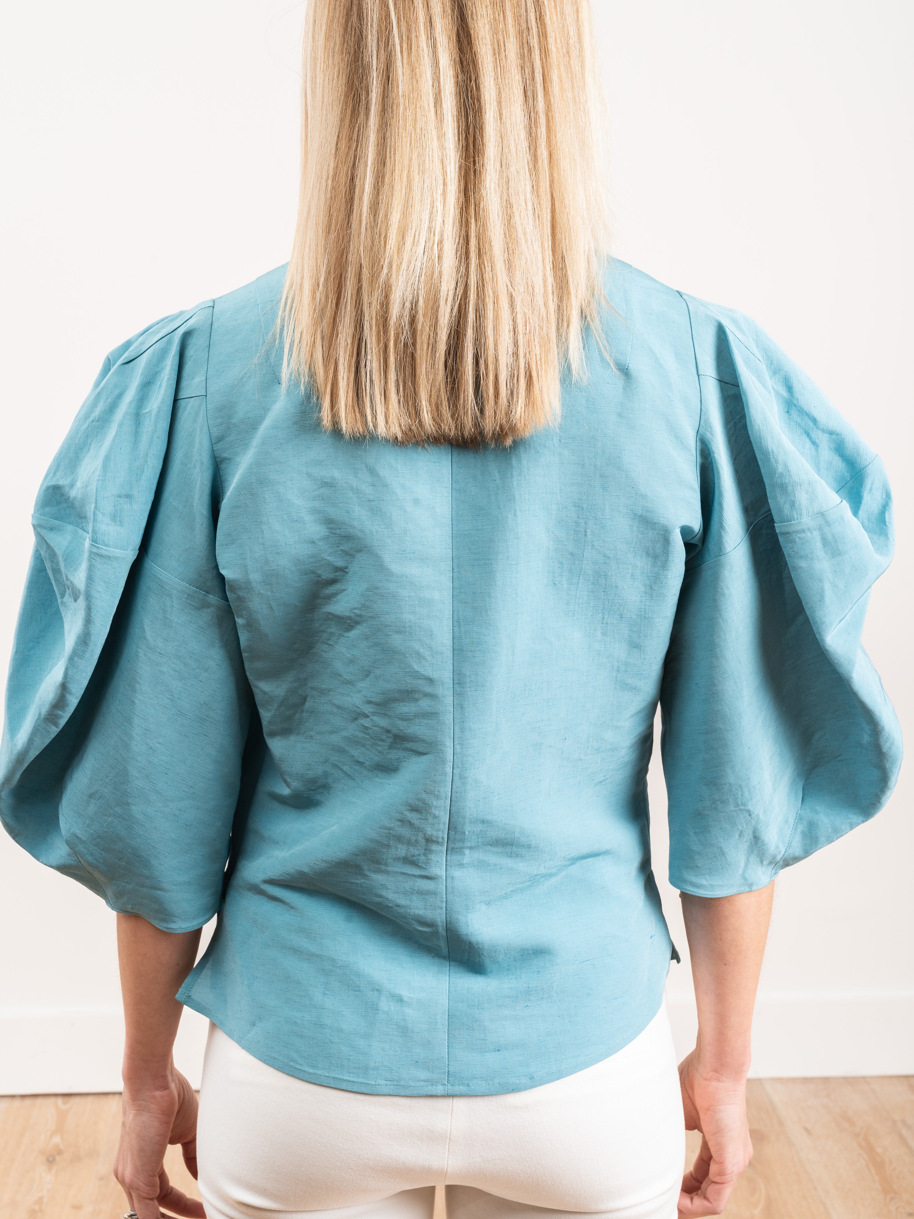 rachel comey amplus top aqua - Image 6