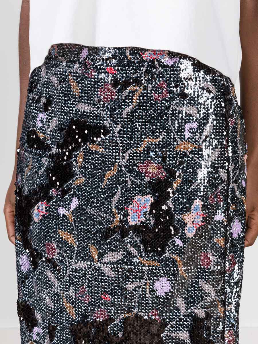 aquiline skirt - black flowers - Image 7