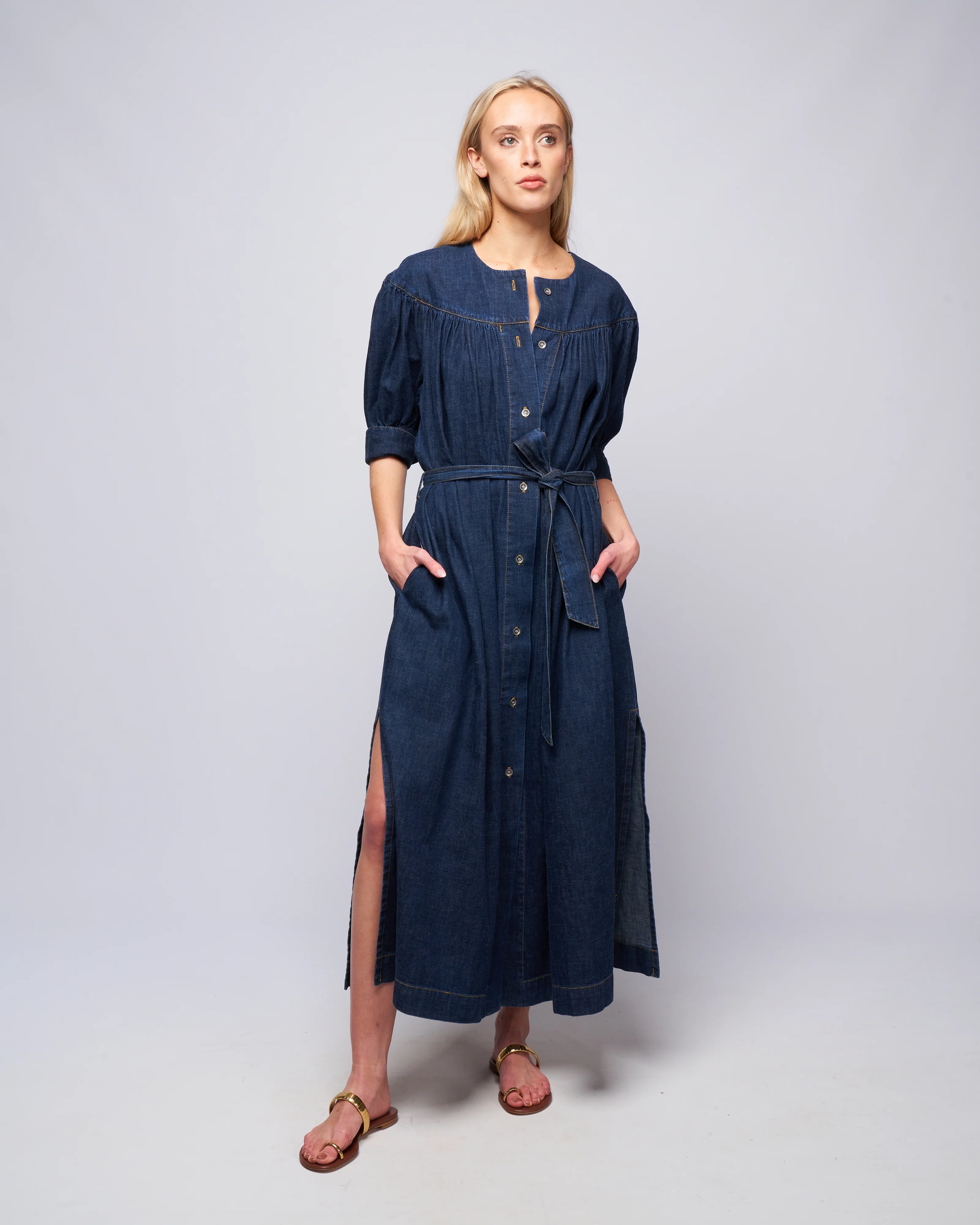 ardito dress - dark indigo - Image 2