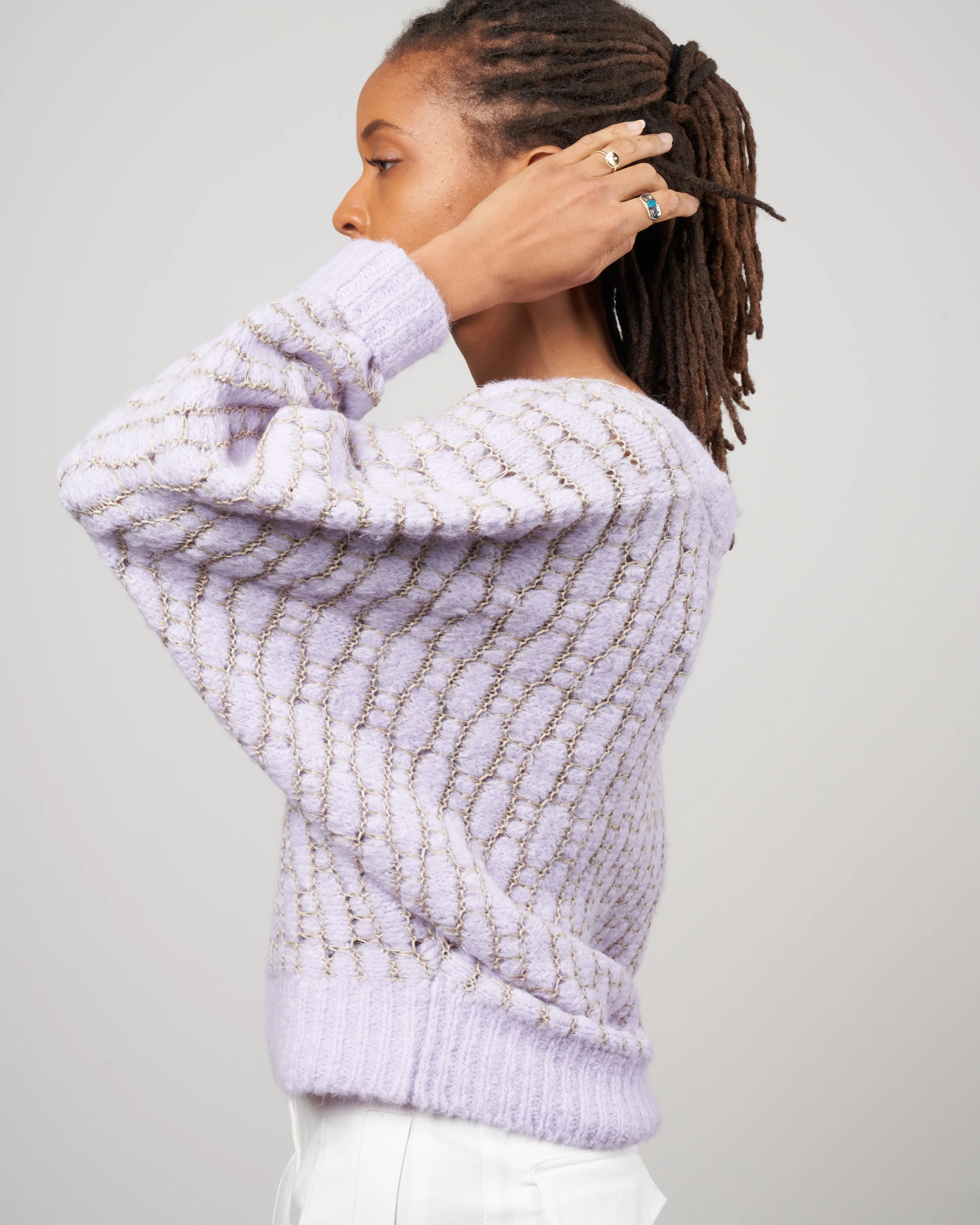 barnello sweater - lavender - Image 3