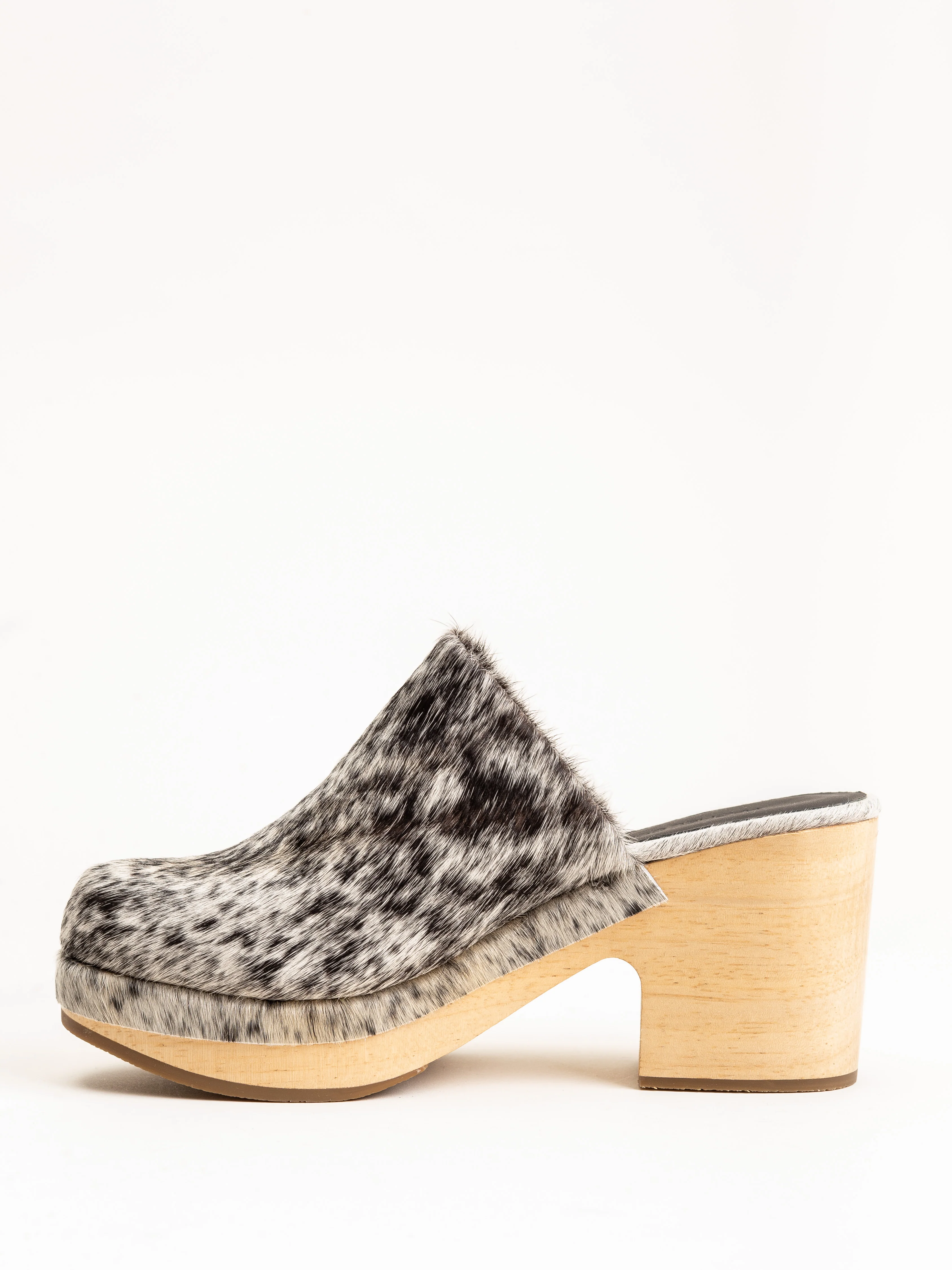 bose clog - black & white haircalf - Image 2