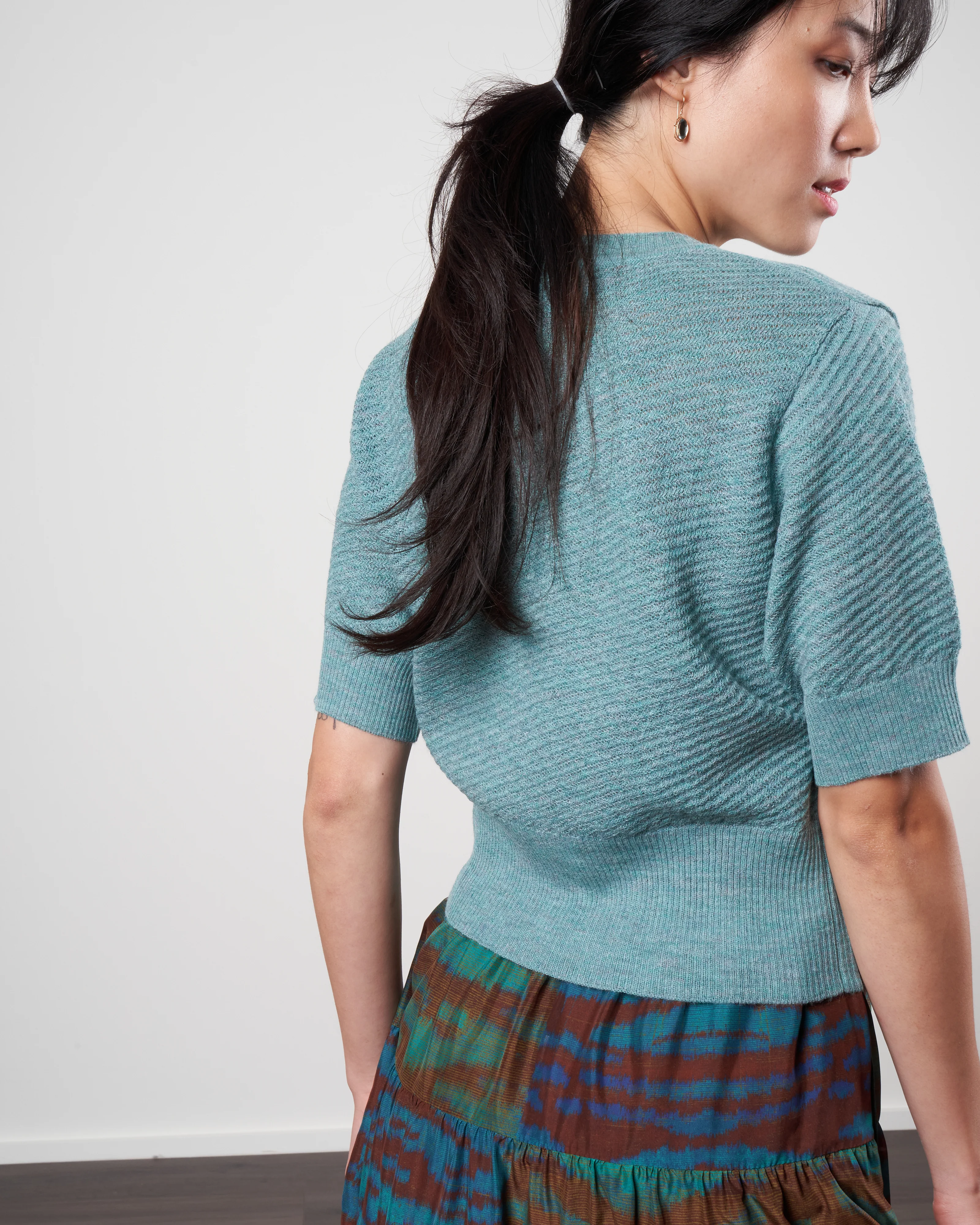 calibra top - heather aqua - Image 2