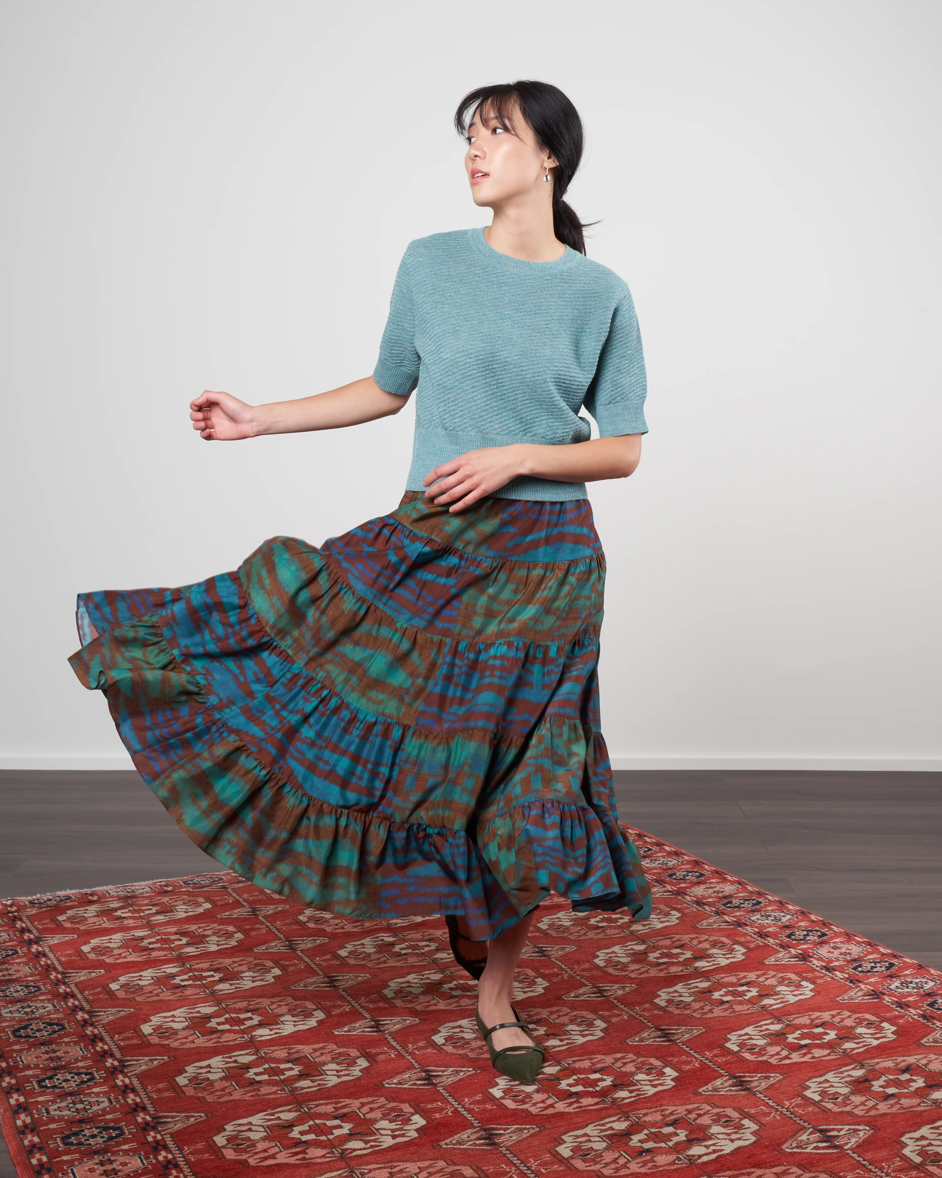 calibra top - heather aqua - Image 3