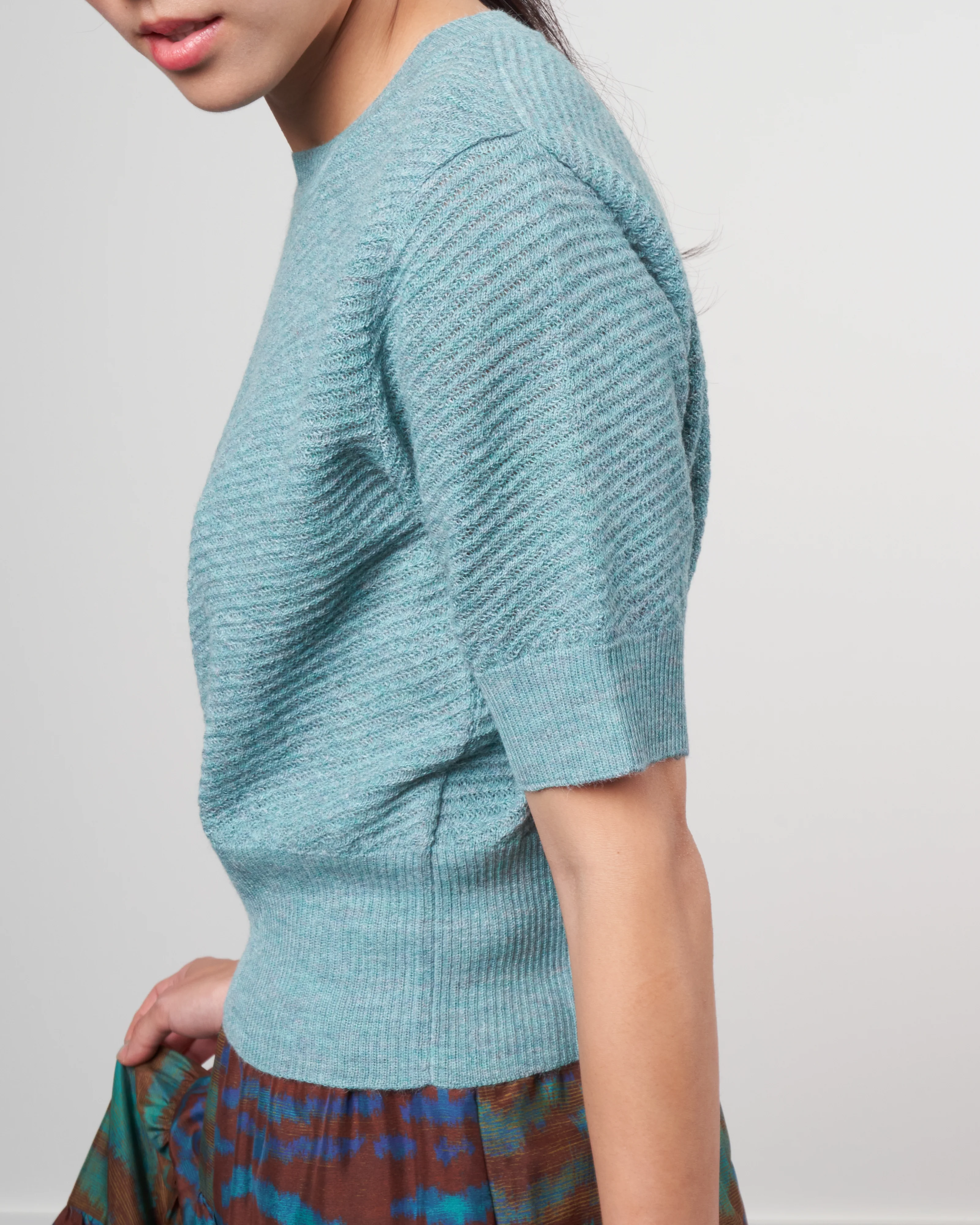 calibra top - heather aqua - Image 4