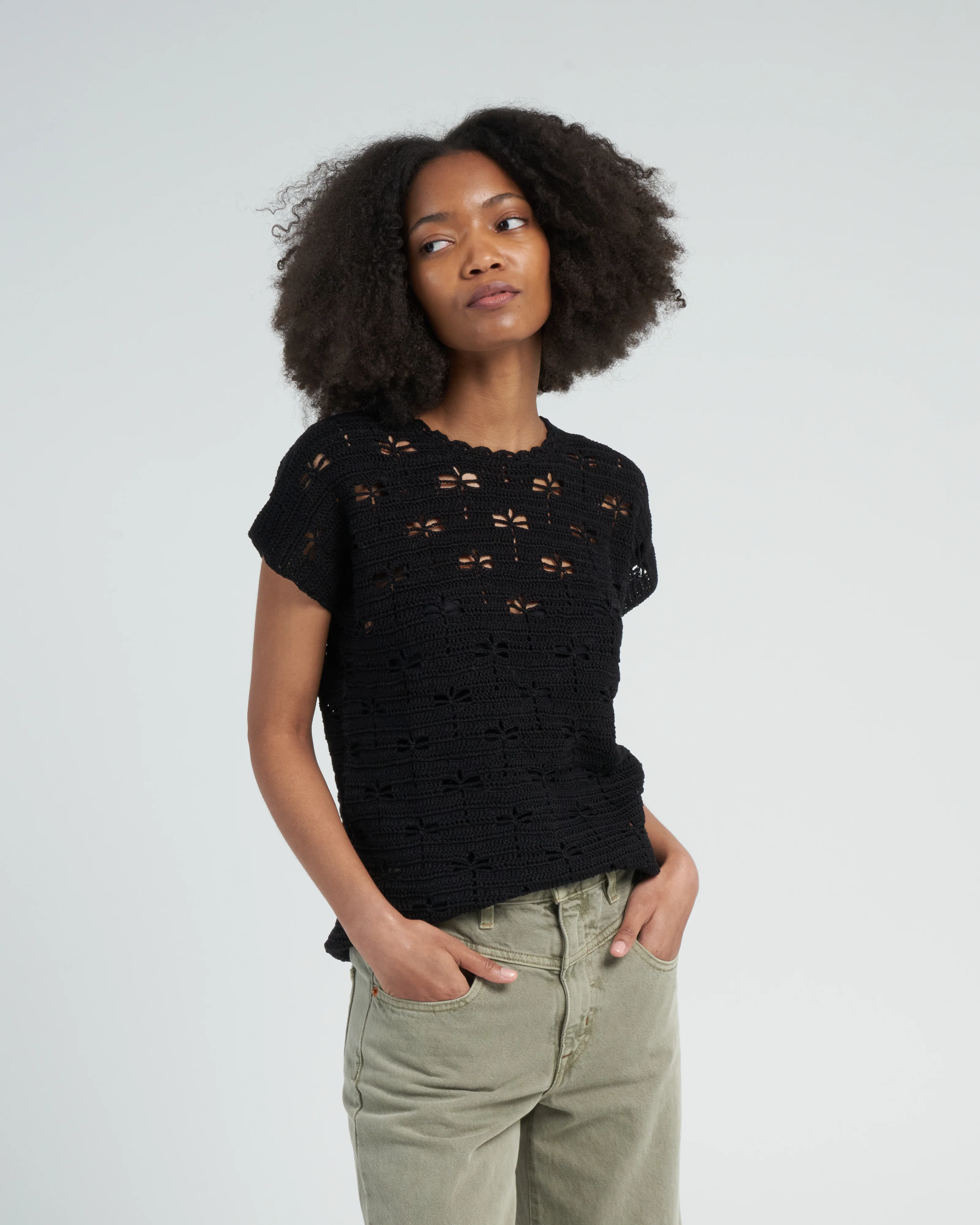 cash top - black
