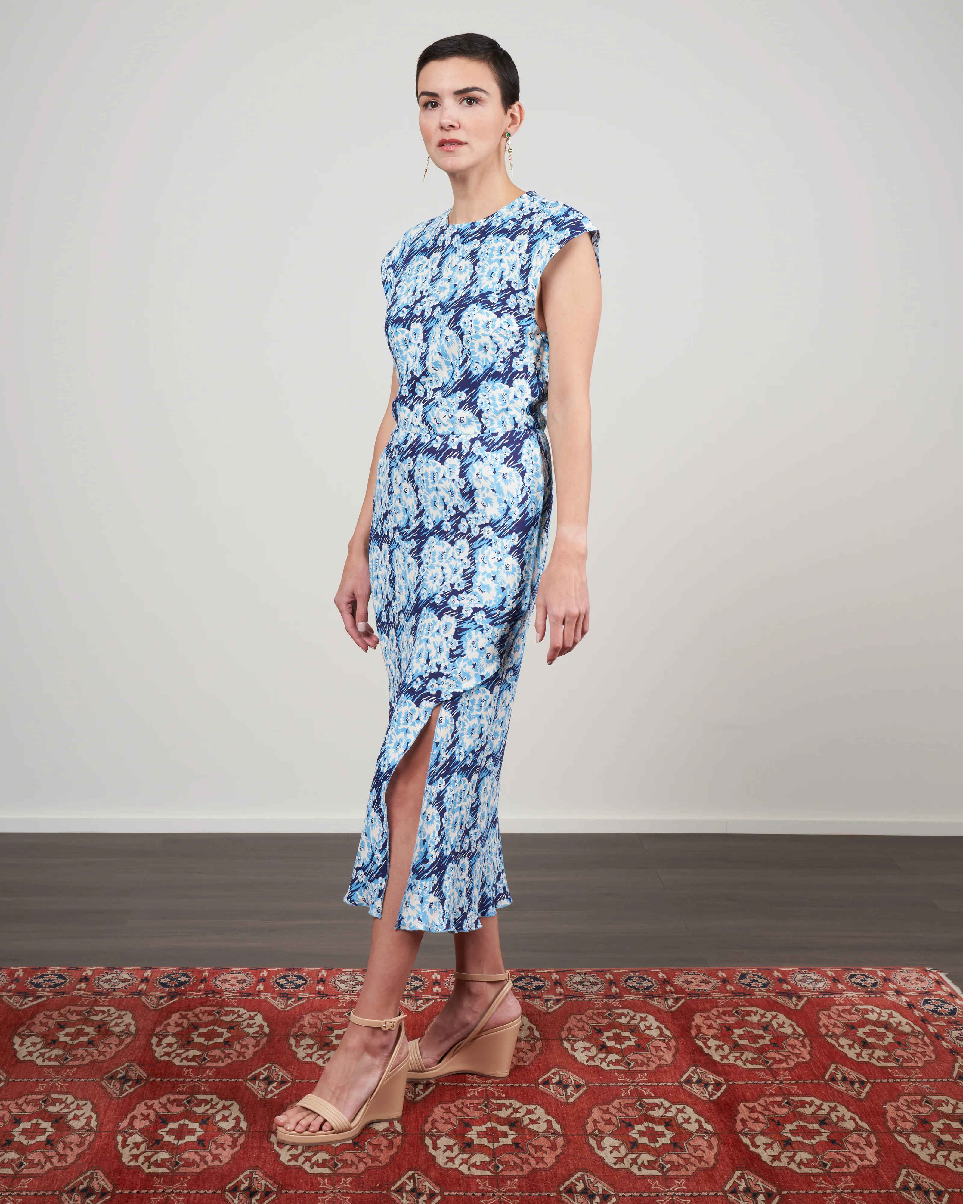 clandestine dress - blue multi - Image 2