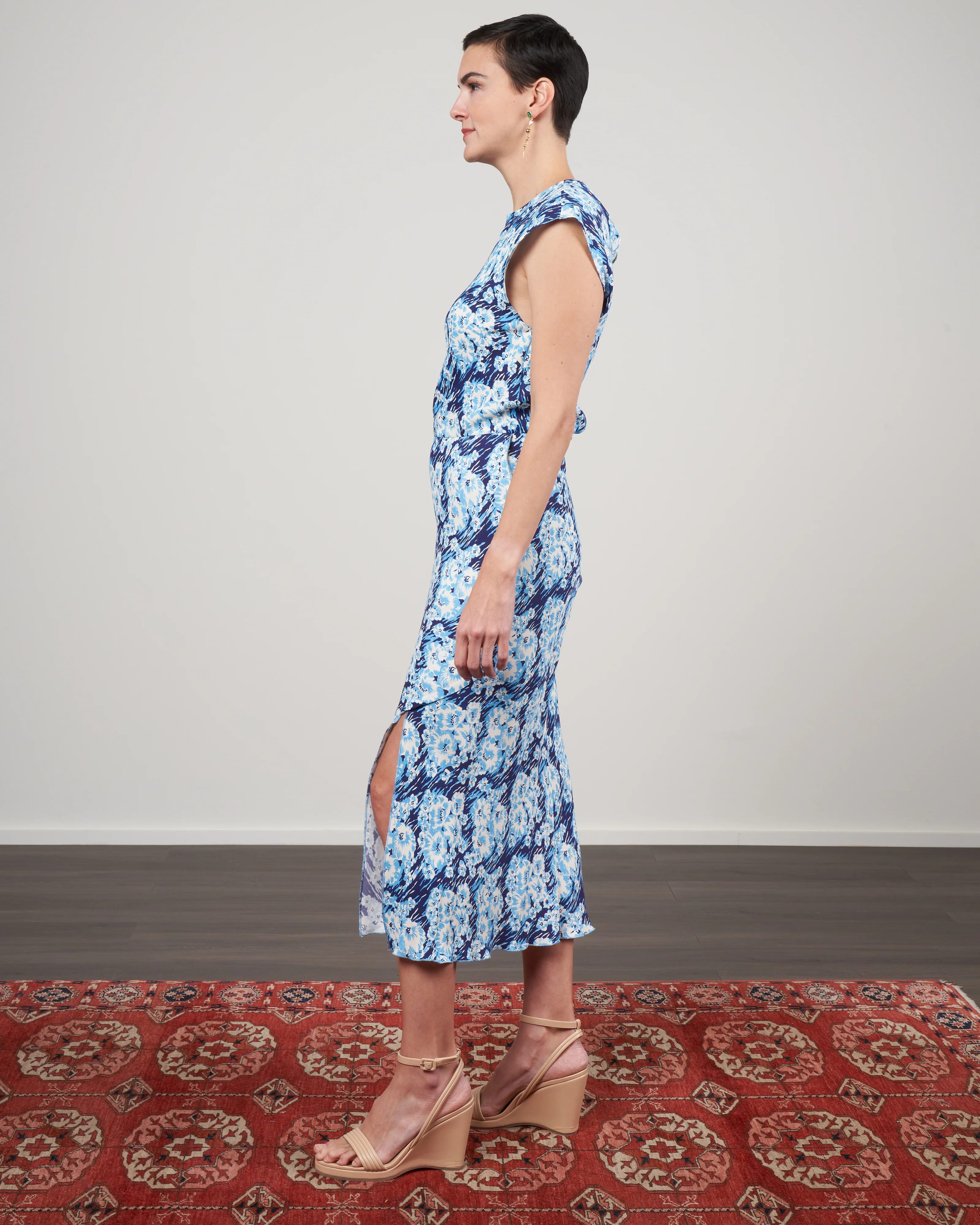 clandestine dress - blue multi - Image 3