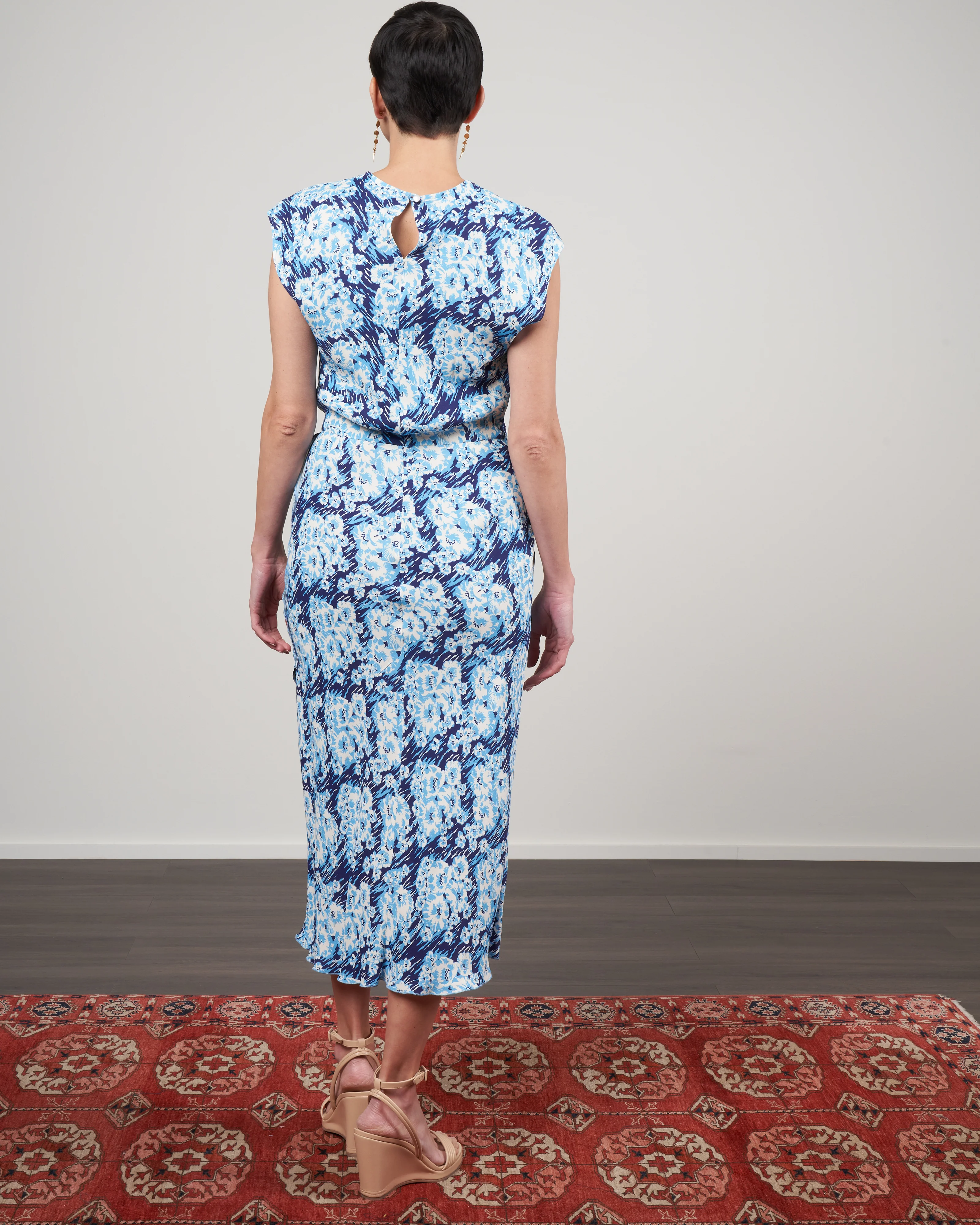 clandestine dress - blue multi - Image 4