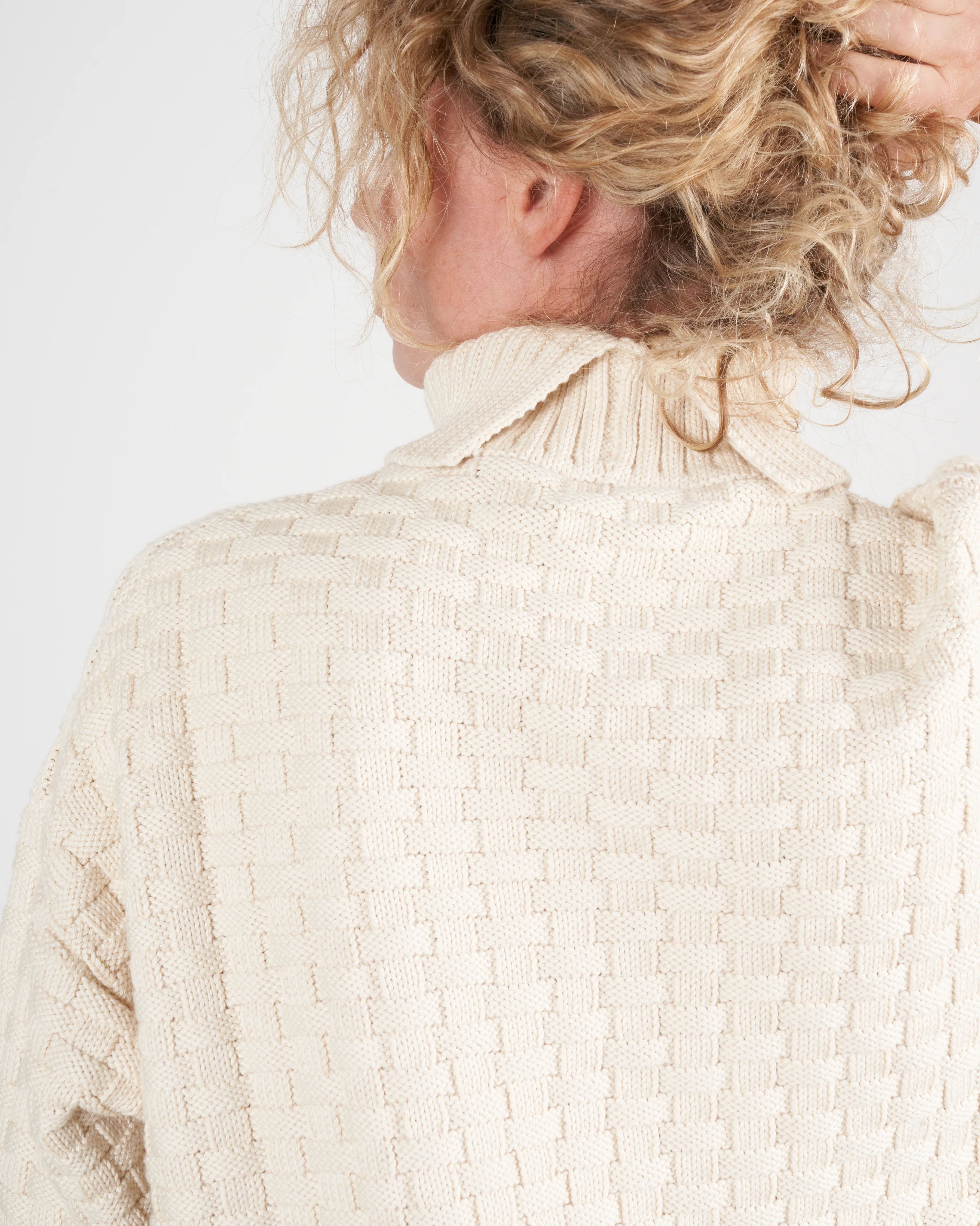 composite pullover - ecru - Image 5