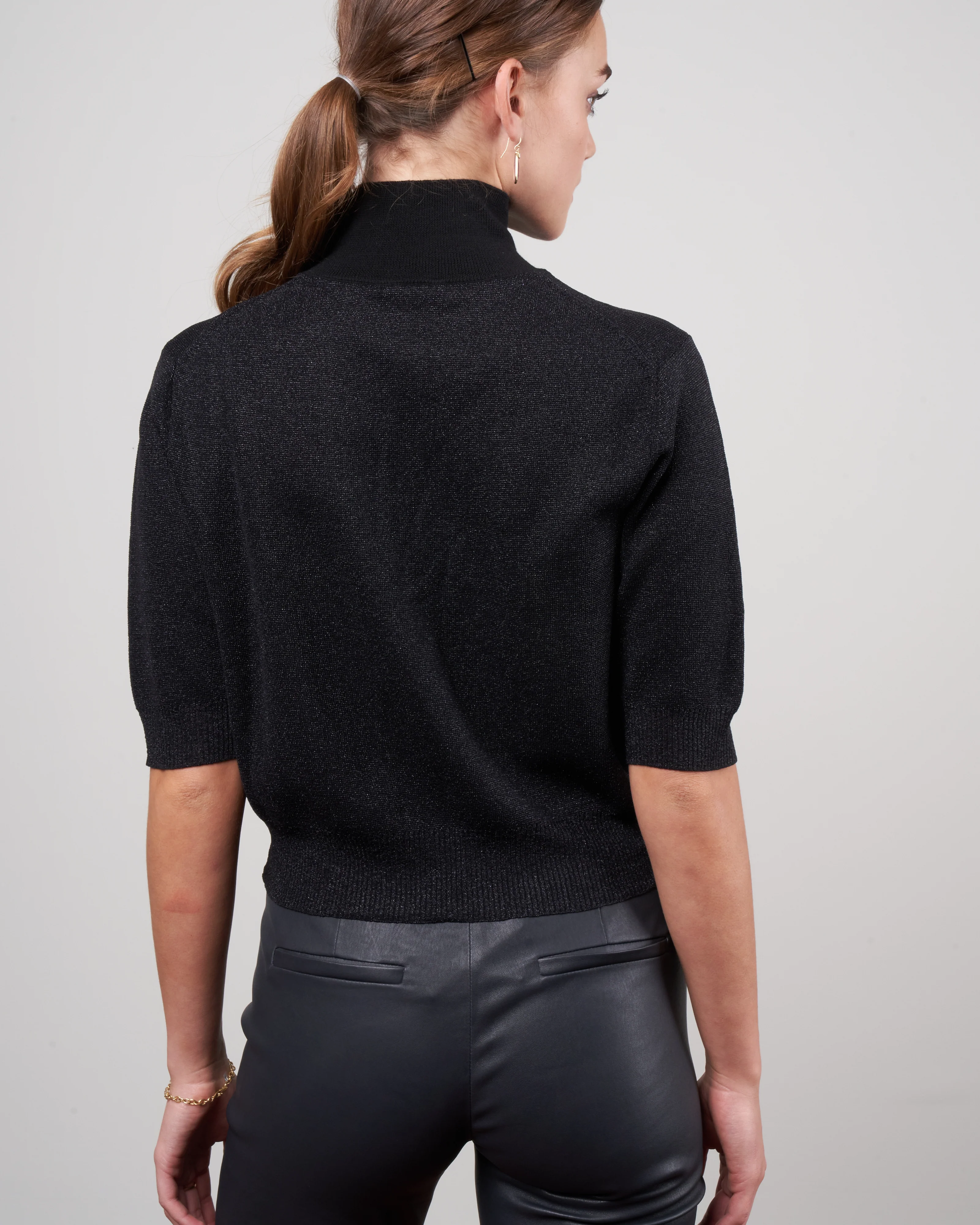 cropped tee - black - Image 4