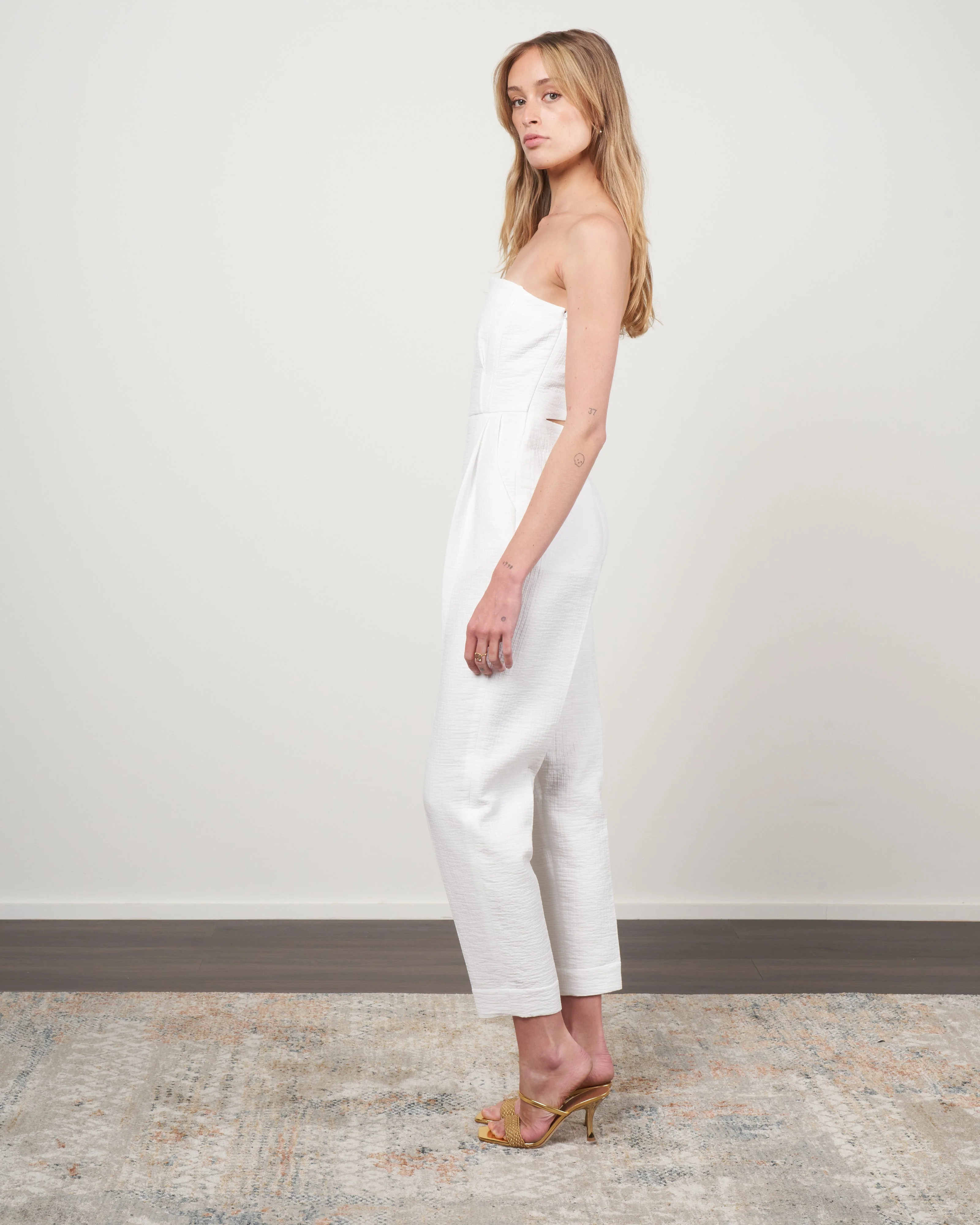 deter jumpsuit - white - Image 2