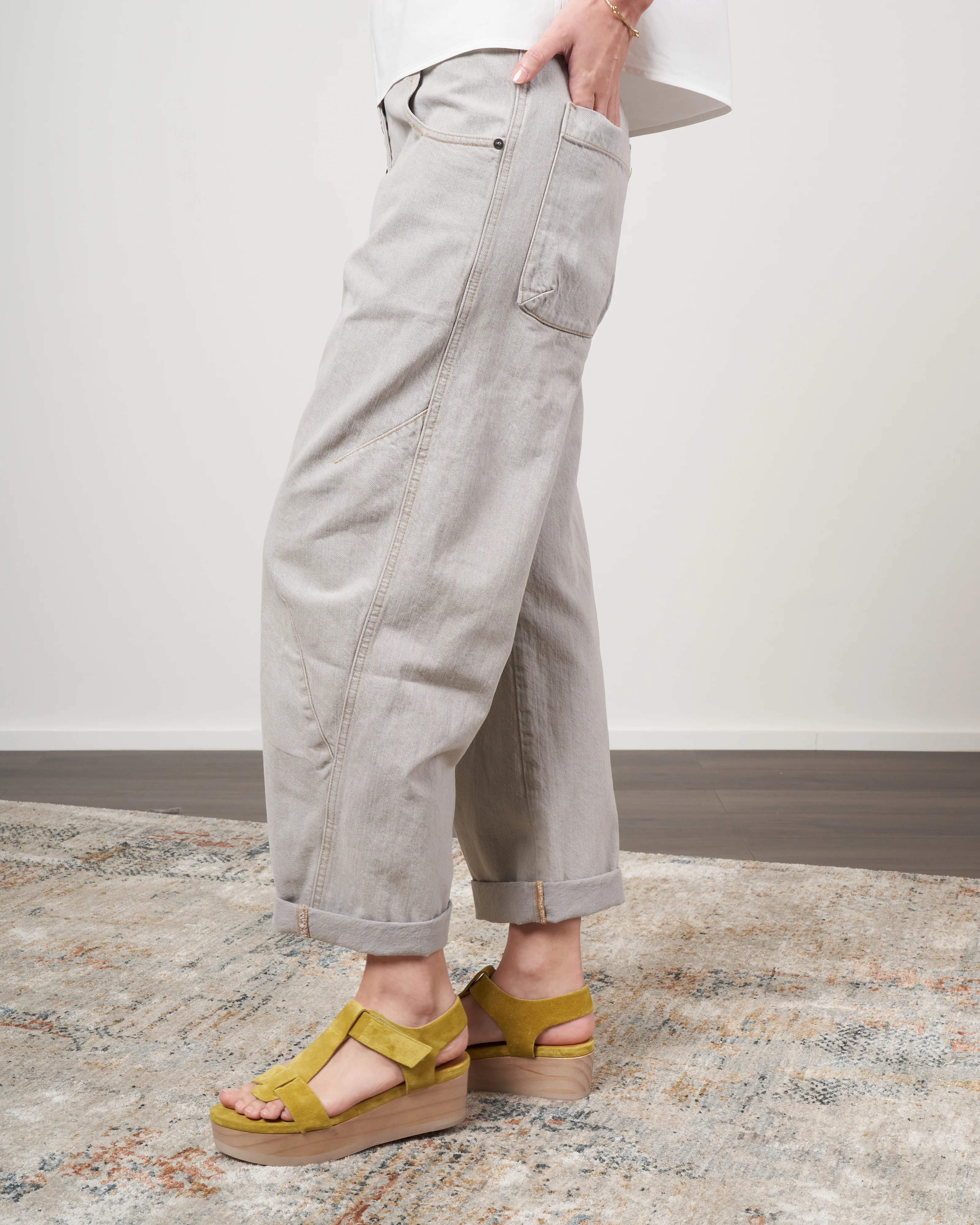 elkin pant - khaki wash - Image 3