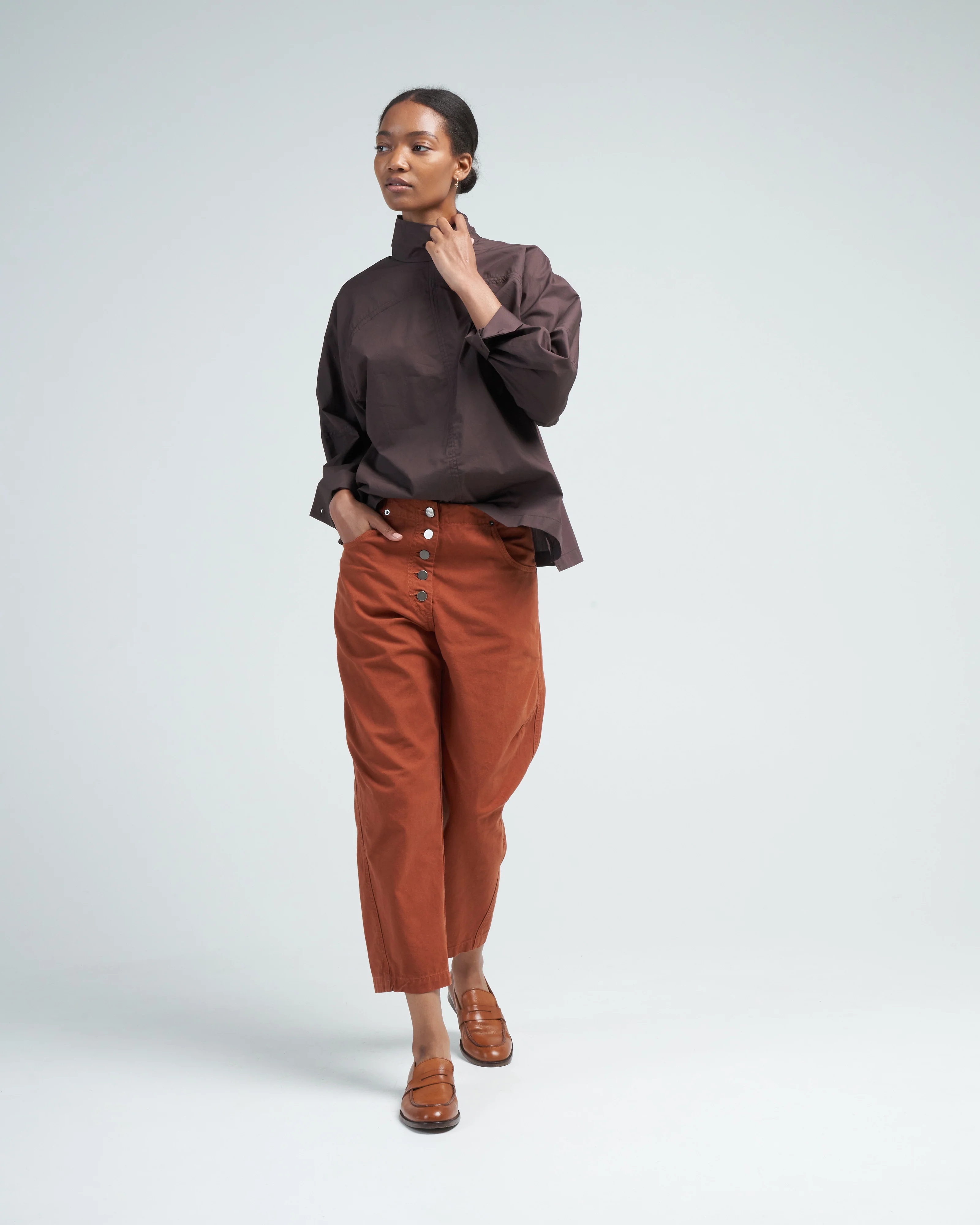 elkin pant - terracotta - Image 2