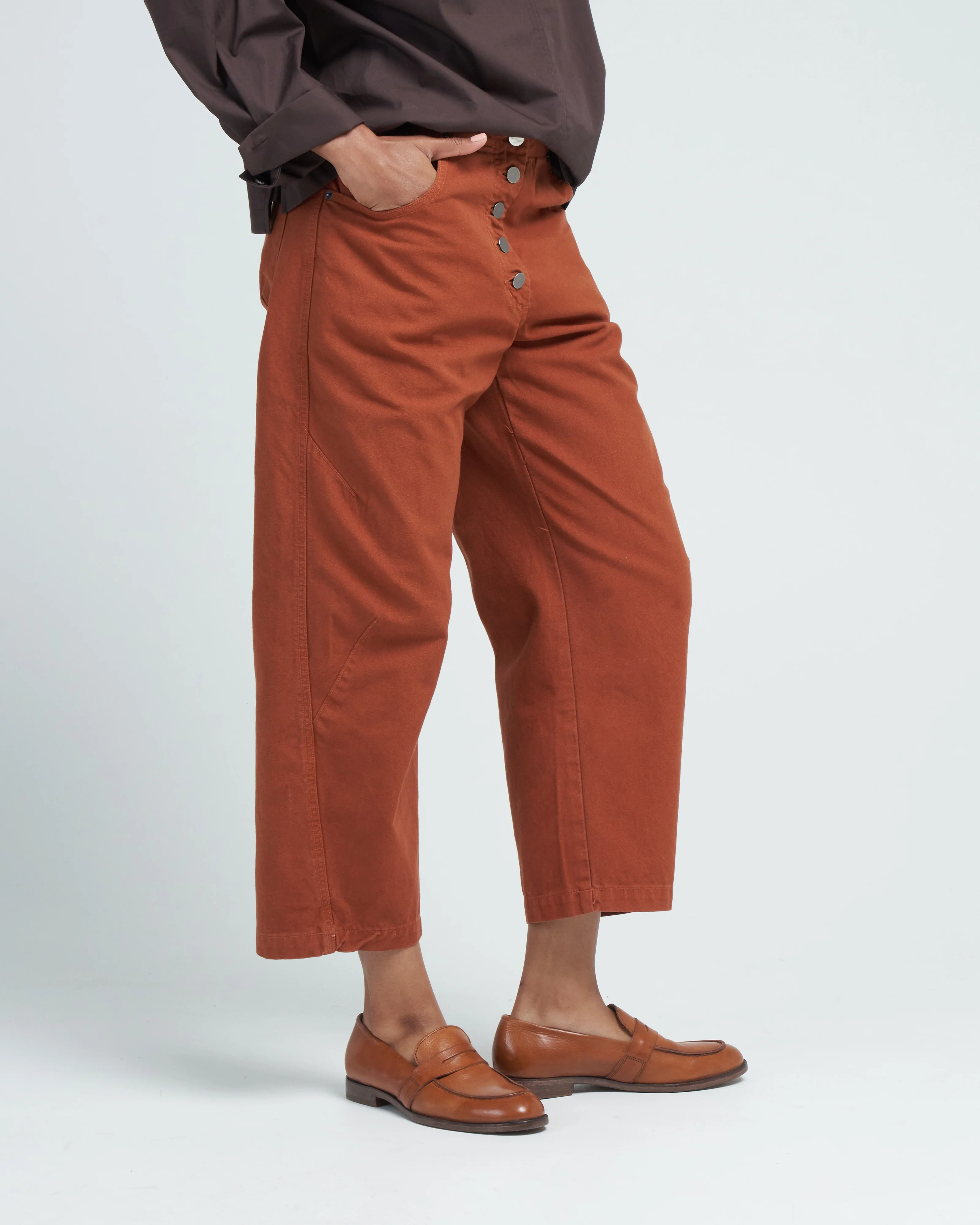 elkin pant - terracotta - Image 3
