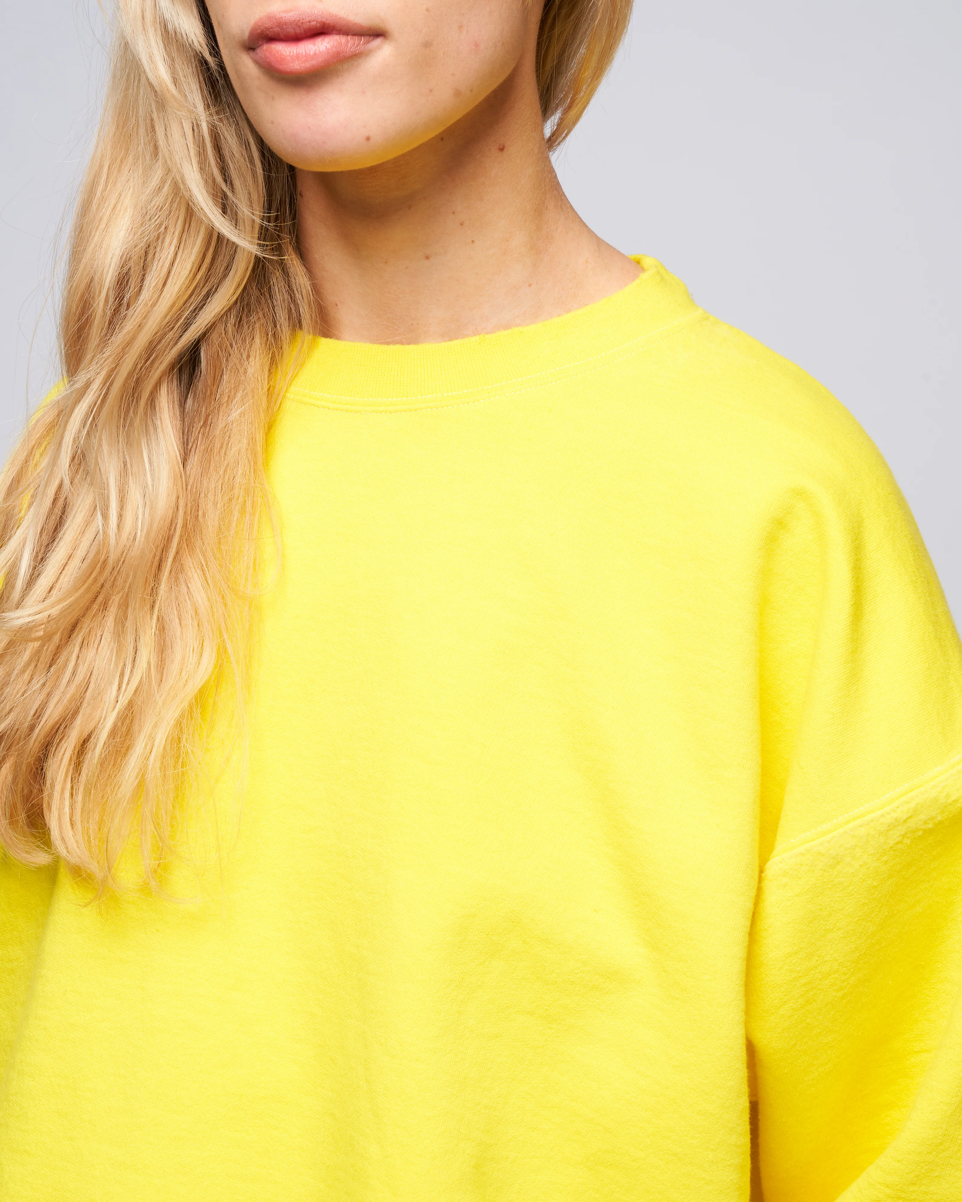 fond sweatshirt - citron - Image 5