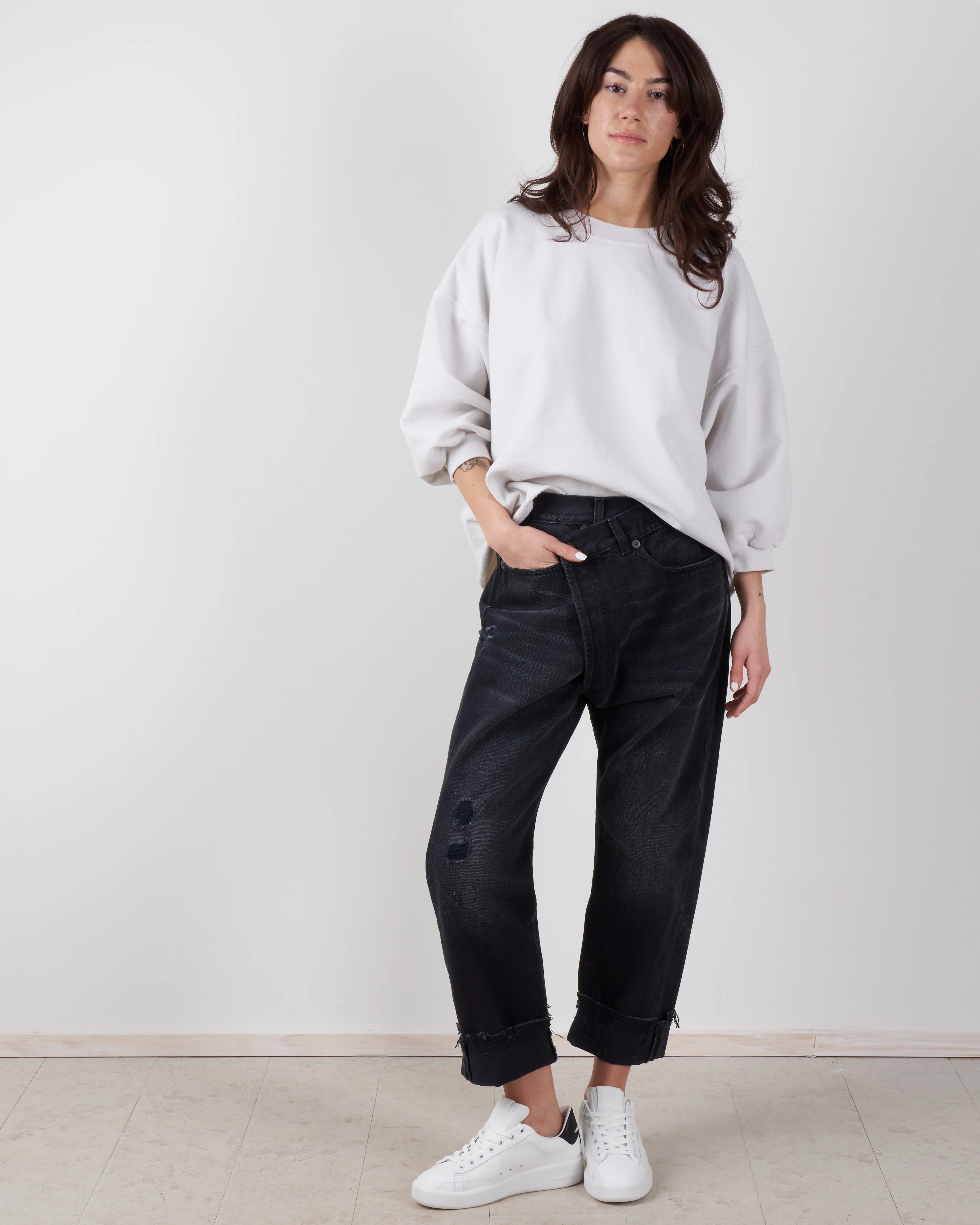 fond sweatshirt - dirty white - Image 2