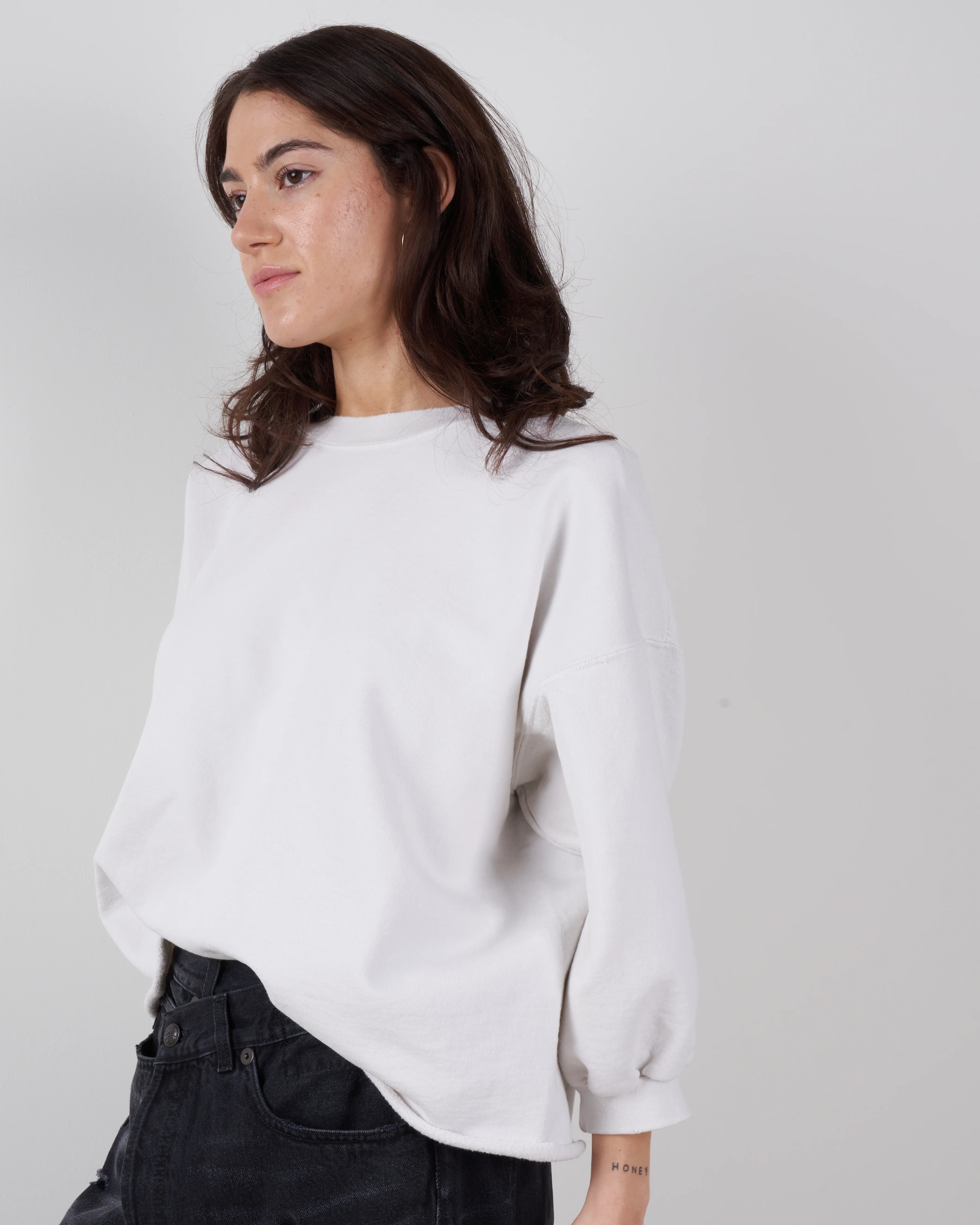 fond sweatshirt - dirty white - Image 3