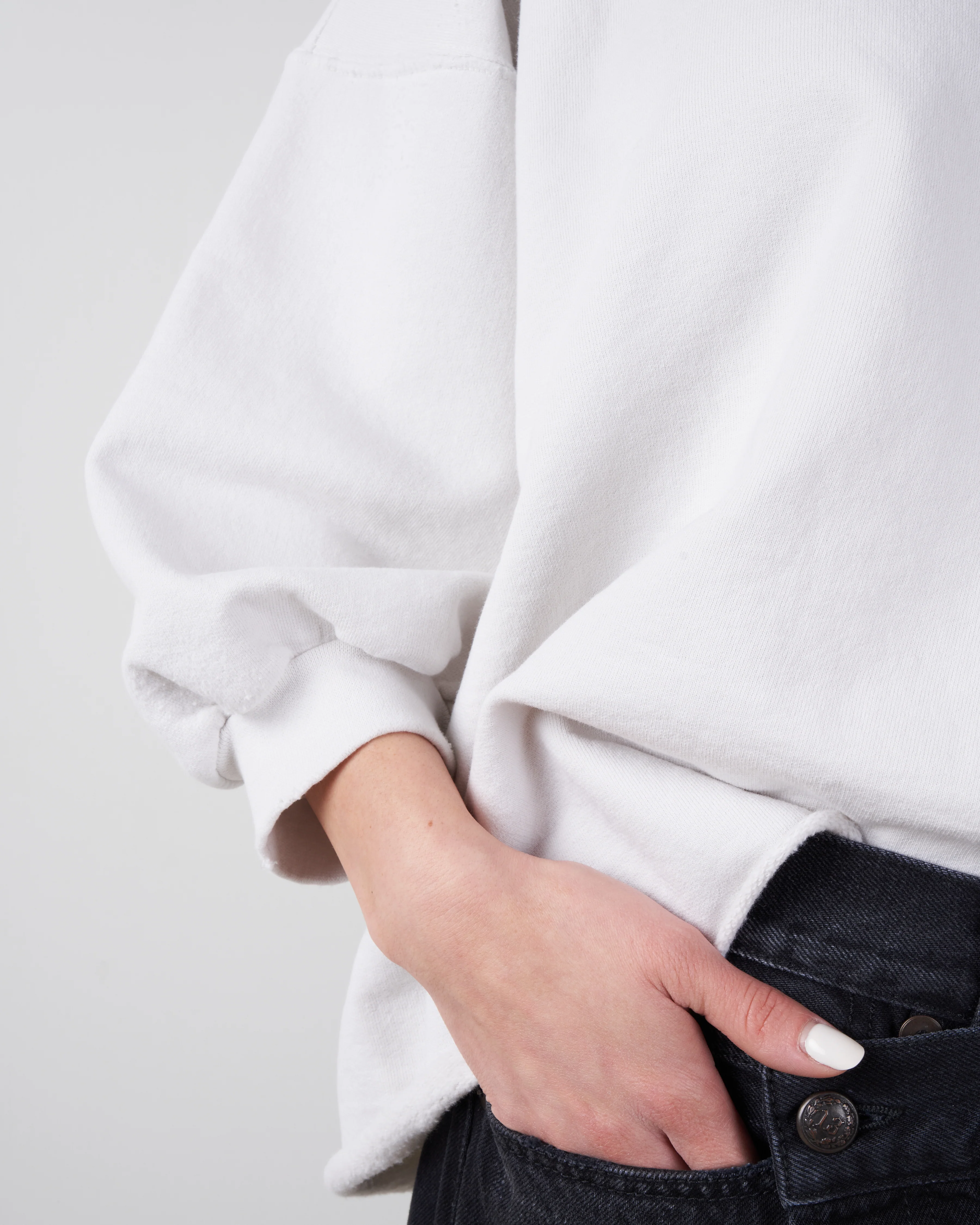 fond sweatshirt - dirty white - Image 5