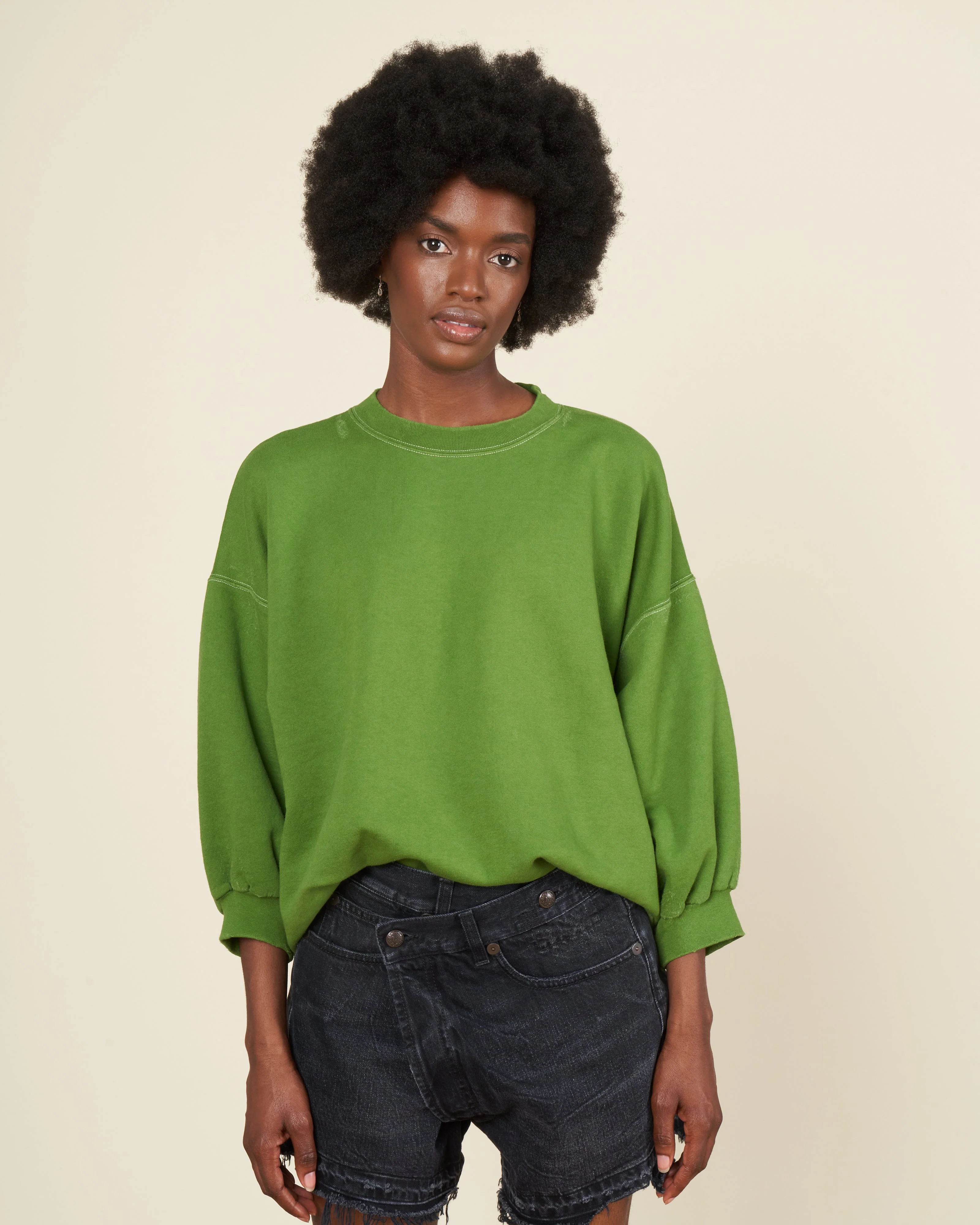 fond sweatshirt - moss - Image 2