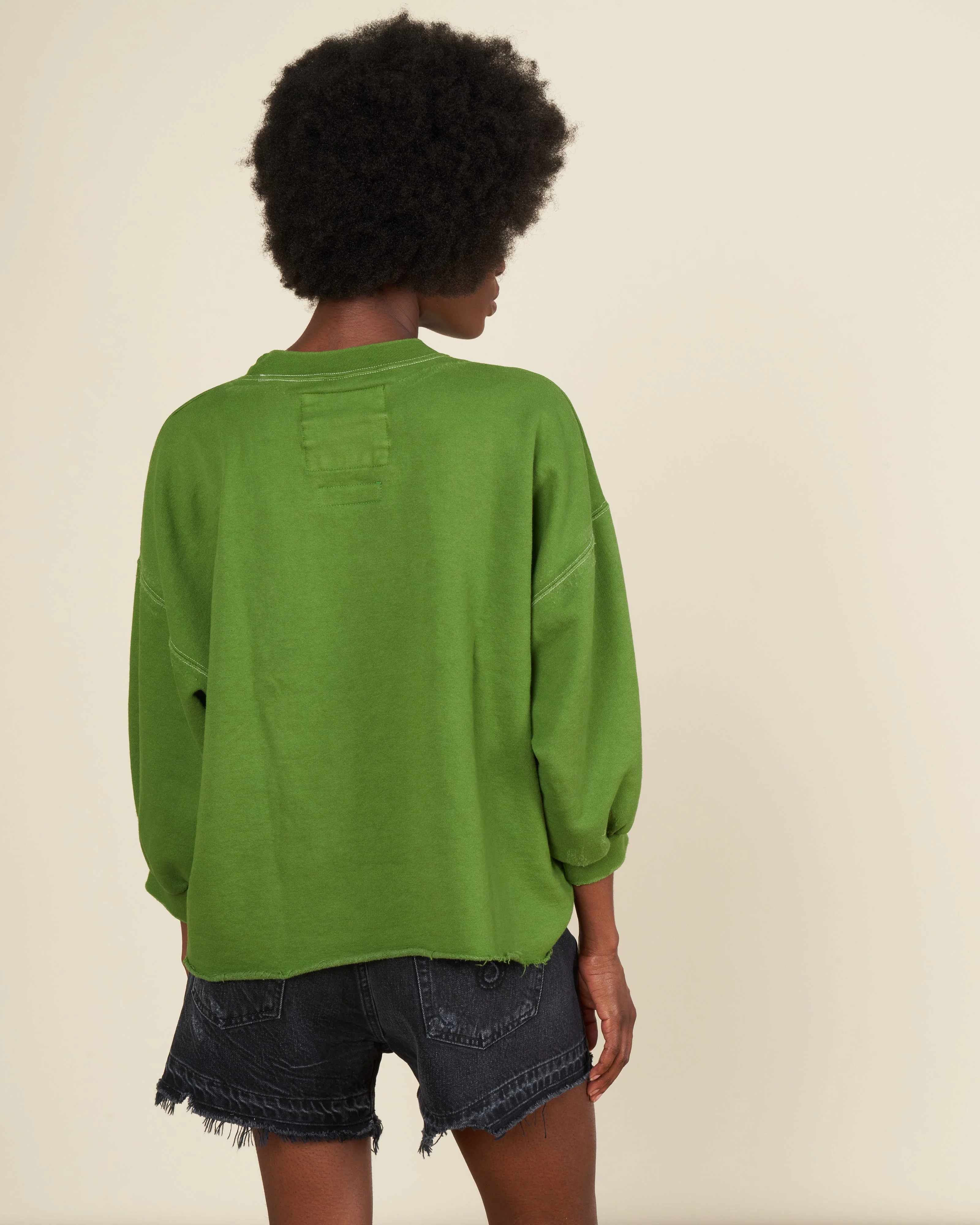 fond sweatshirt - moss - Image 4
