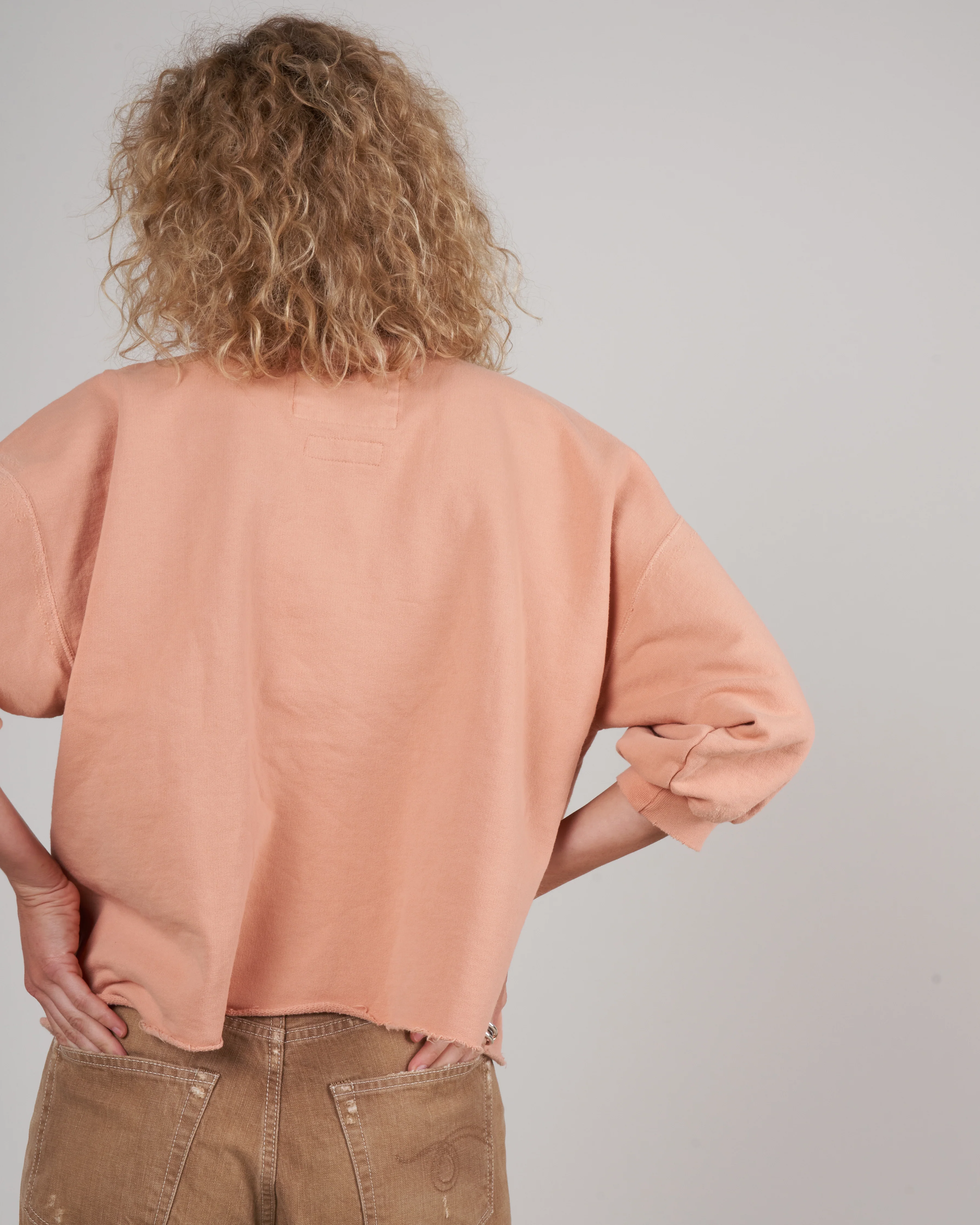 fond sweatshirt - peach - Image 3
