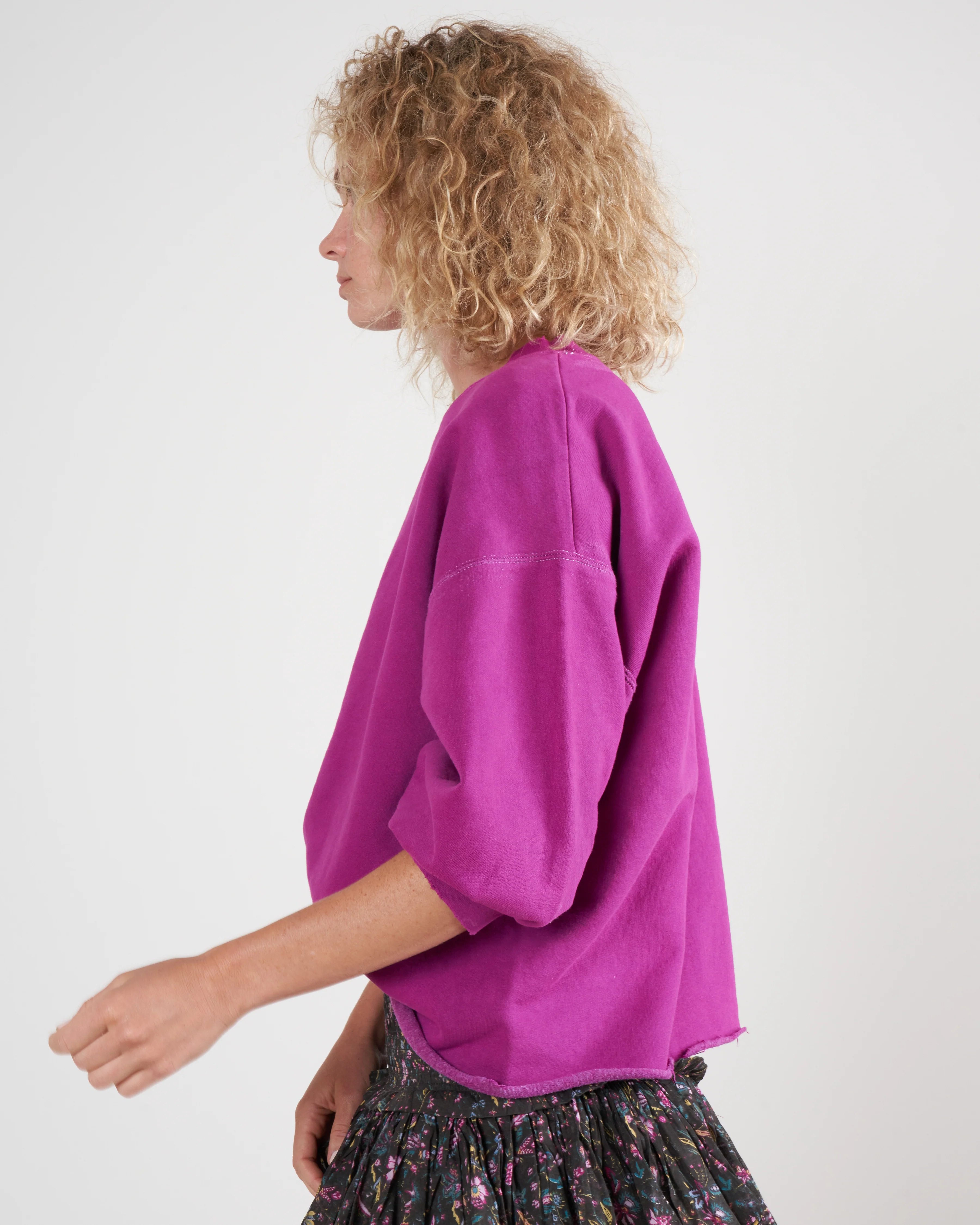 fond sweatshirt - raspberry - Image 3