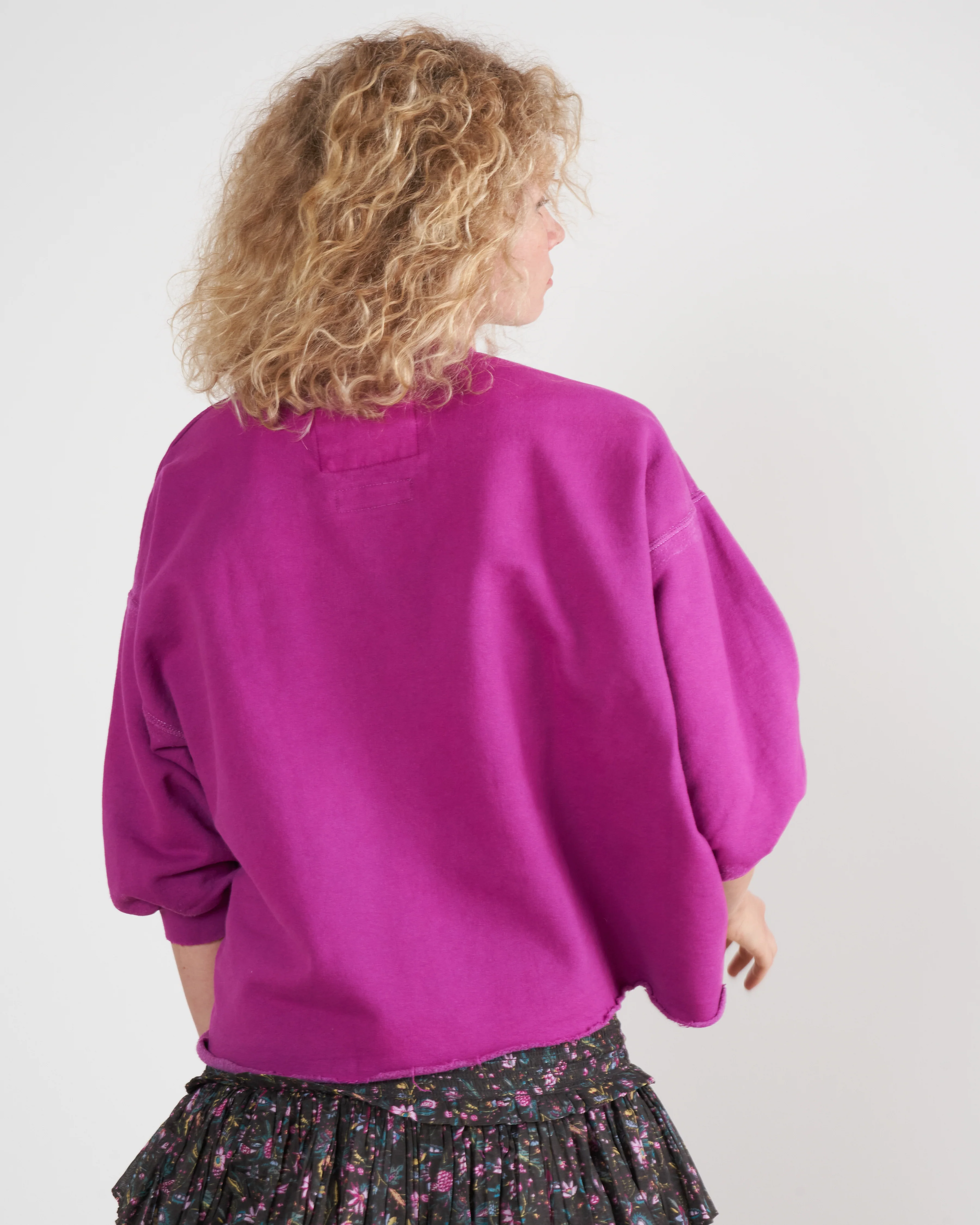 fond sweatshirt - raspberry - Image 4