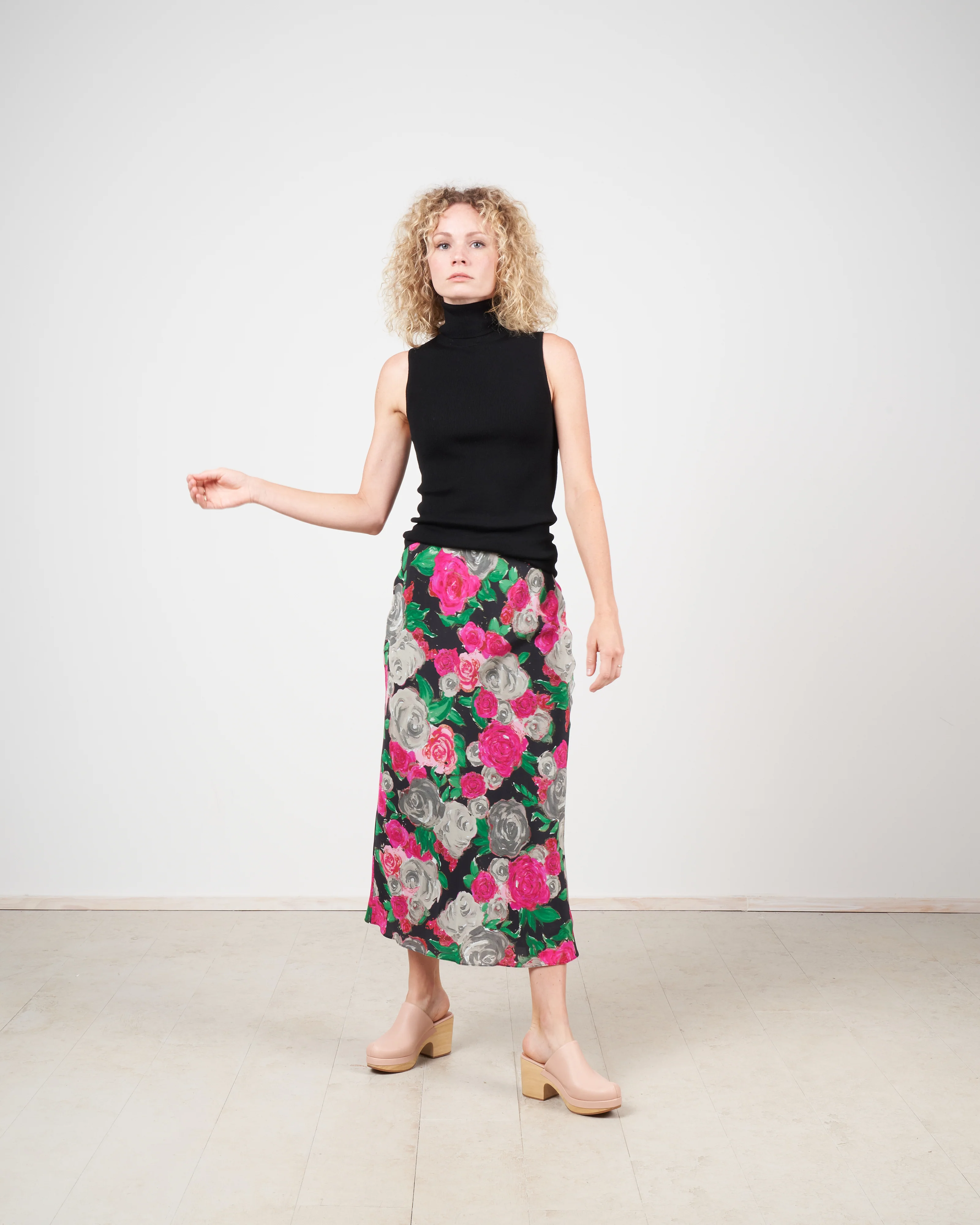 glass skirt - black multi - Image 2