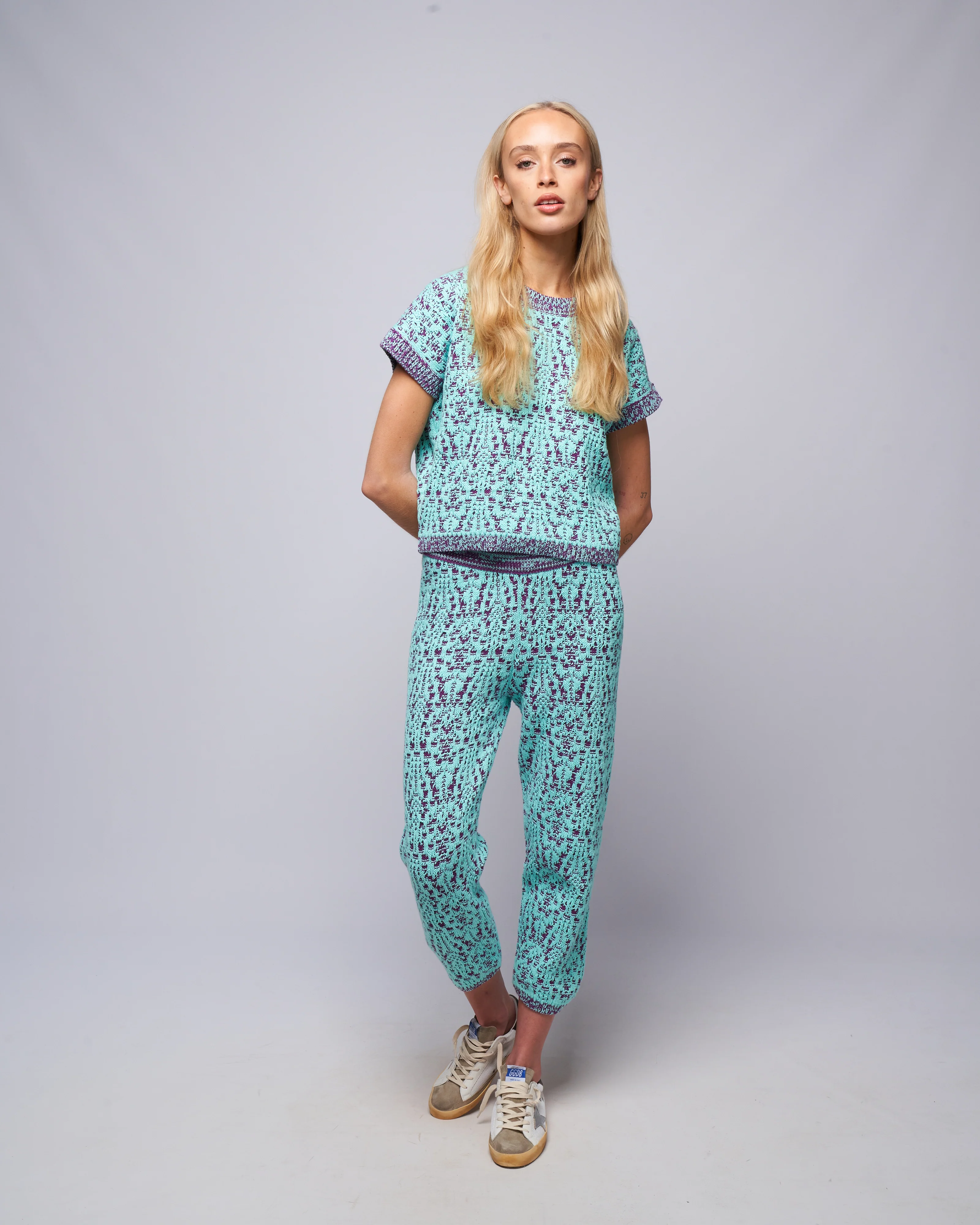 greta top - aqua - Image 2