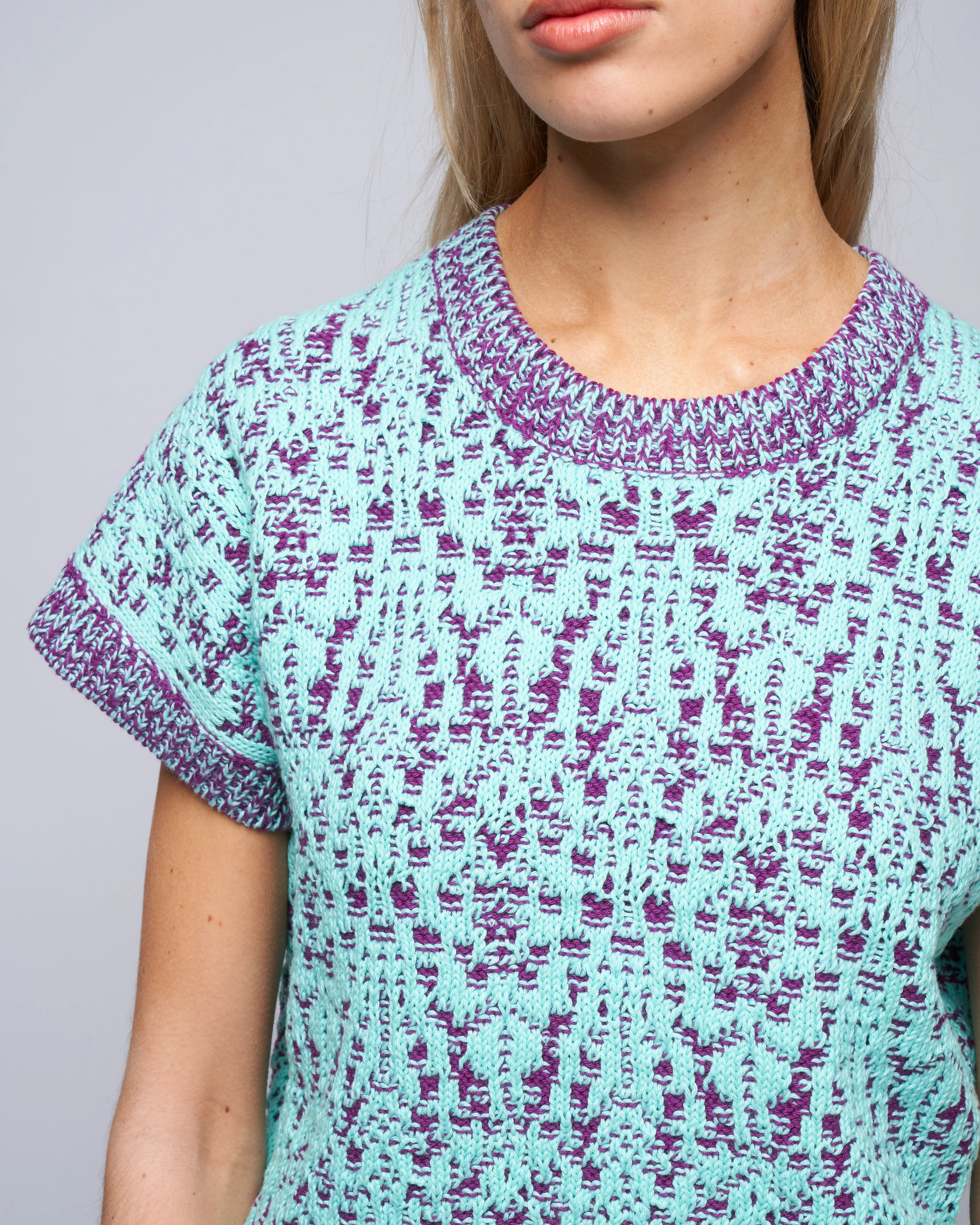 greta top - aqua - Image 5