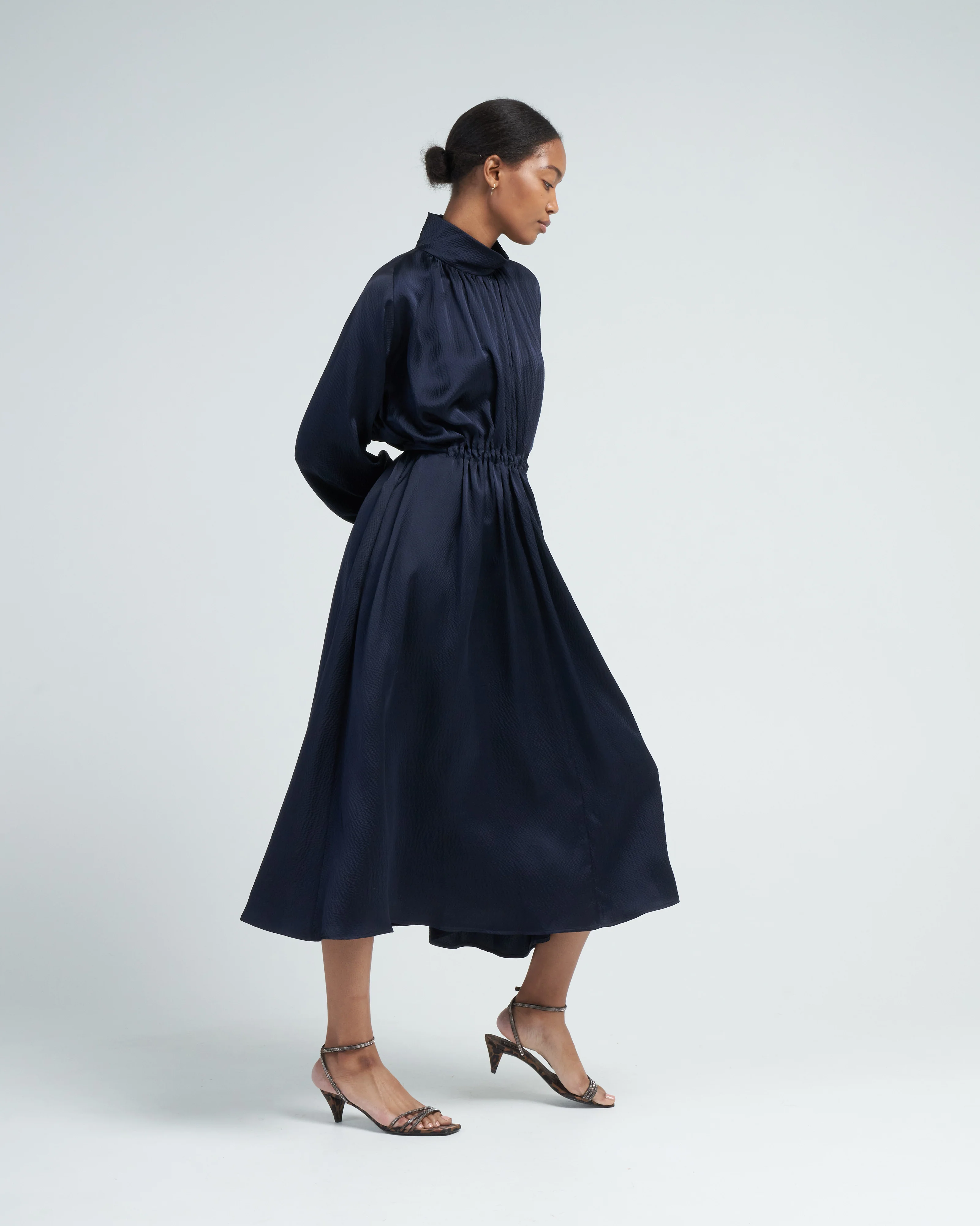 hanley dress - navy - Image 3