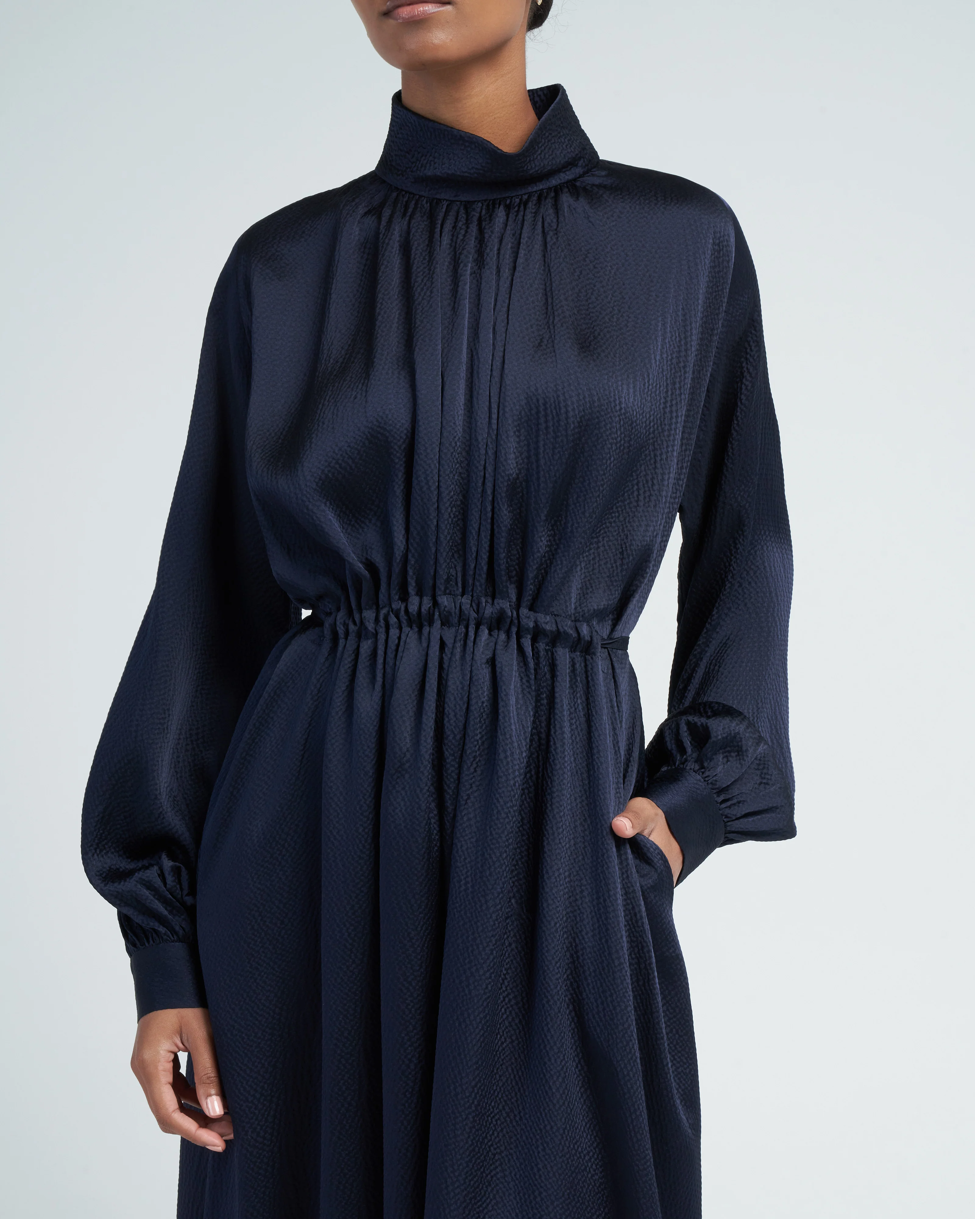 hanley dress - navy - Image 5