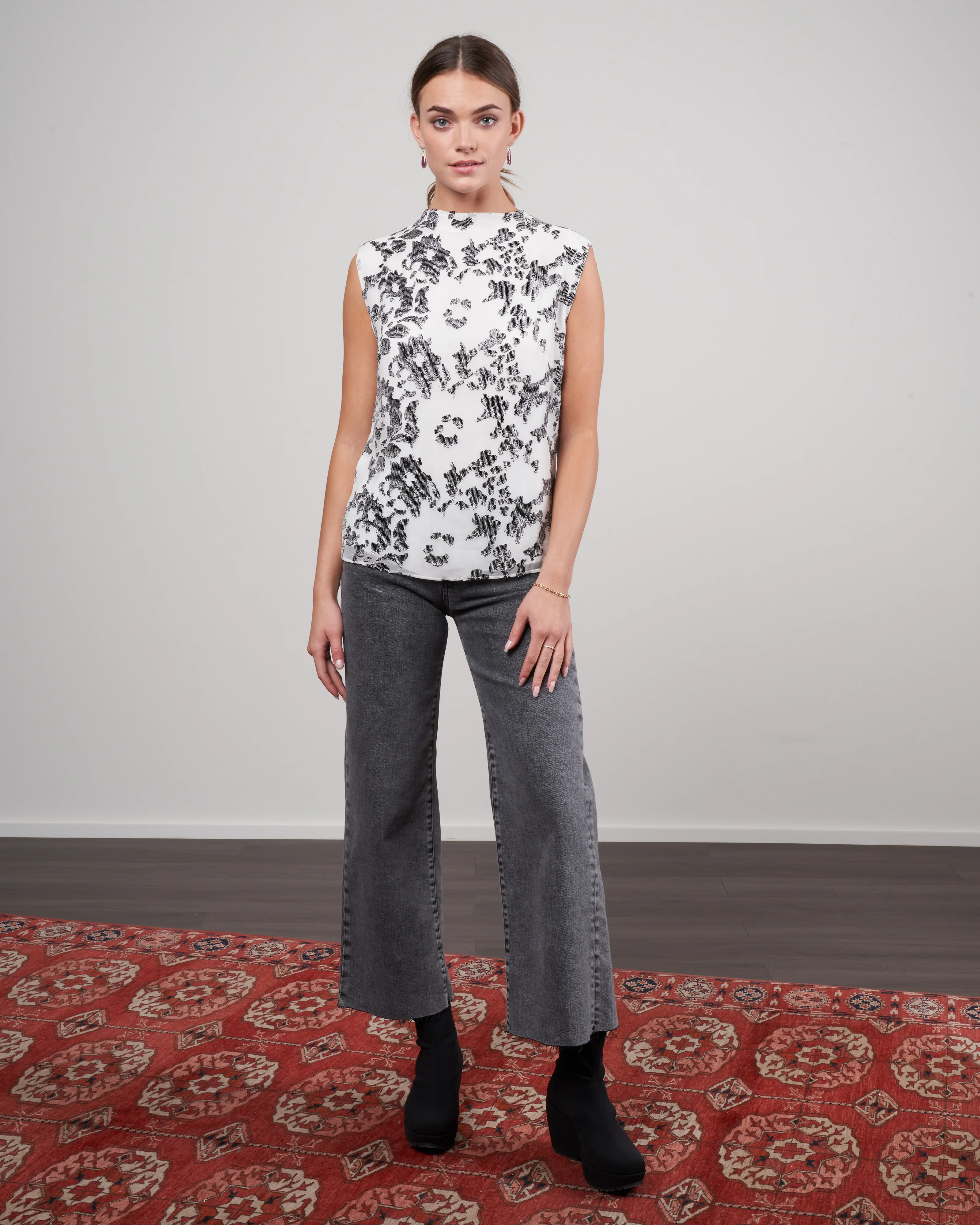 kaoma top - black-white - Image 2