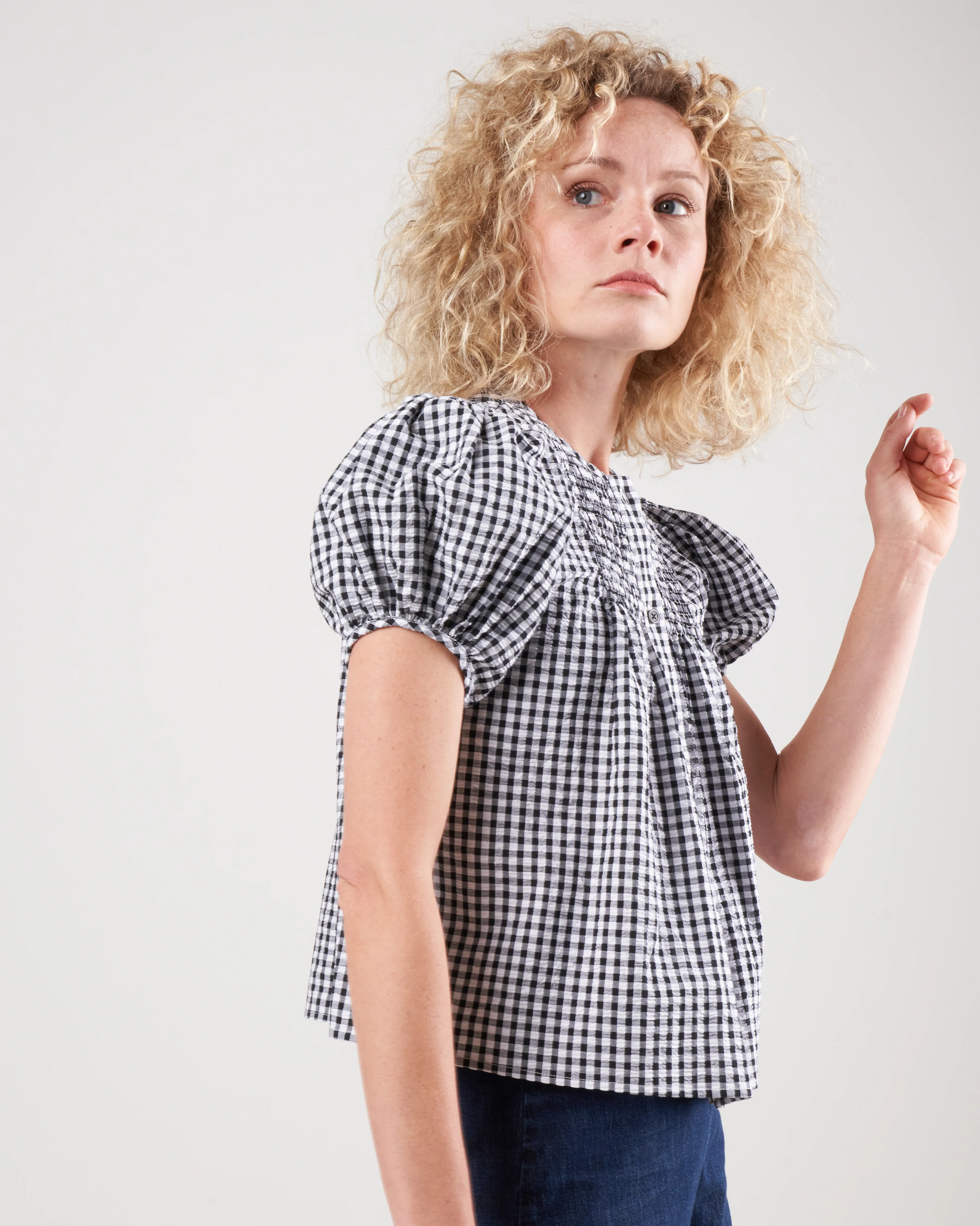 letta gingham top - Image 2