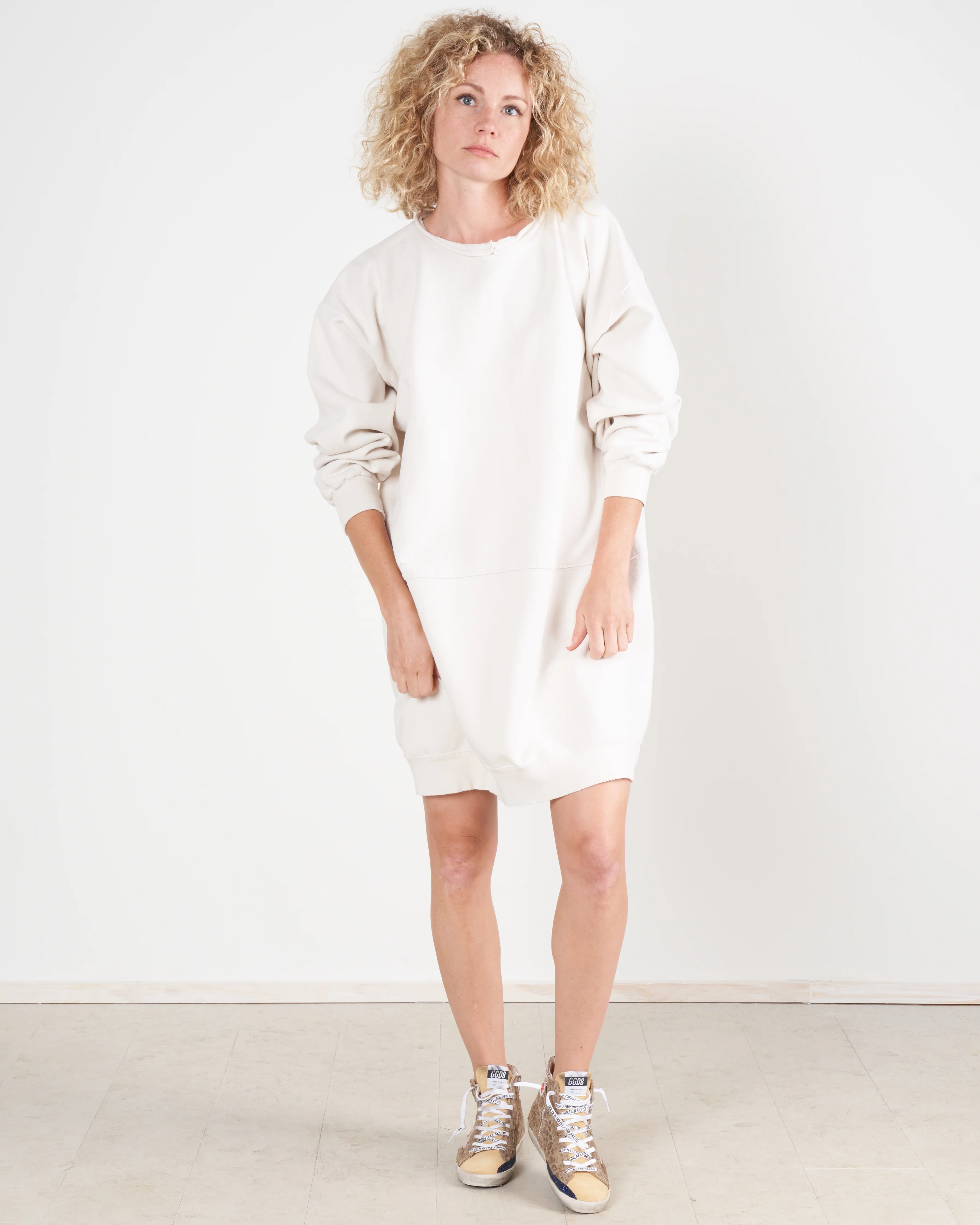 mingle dress - dirty white