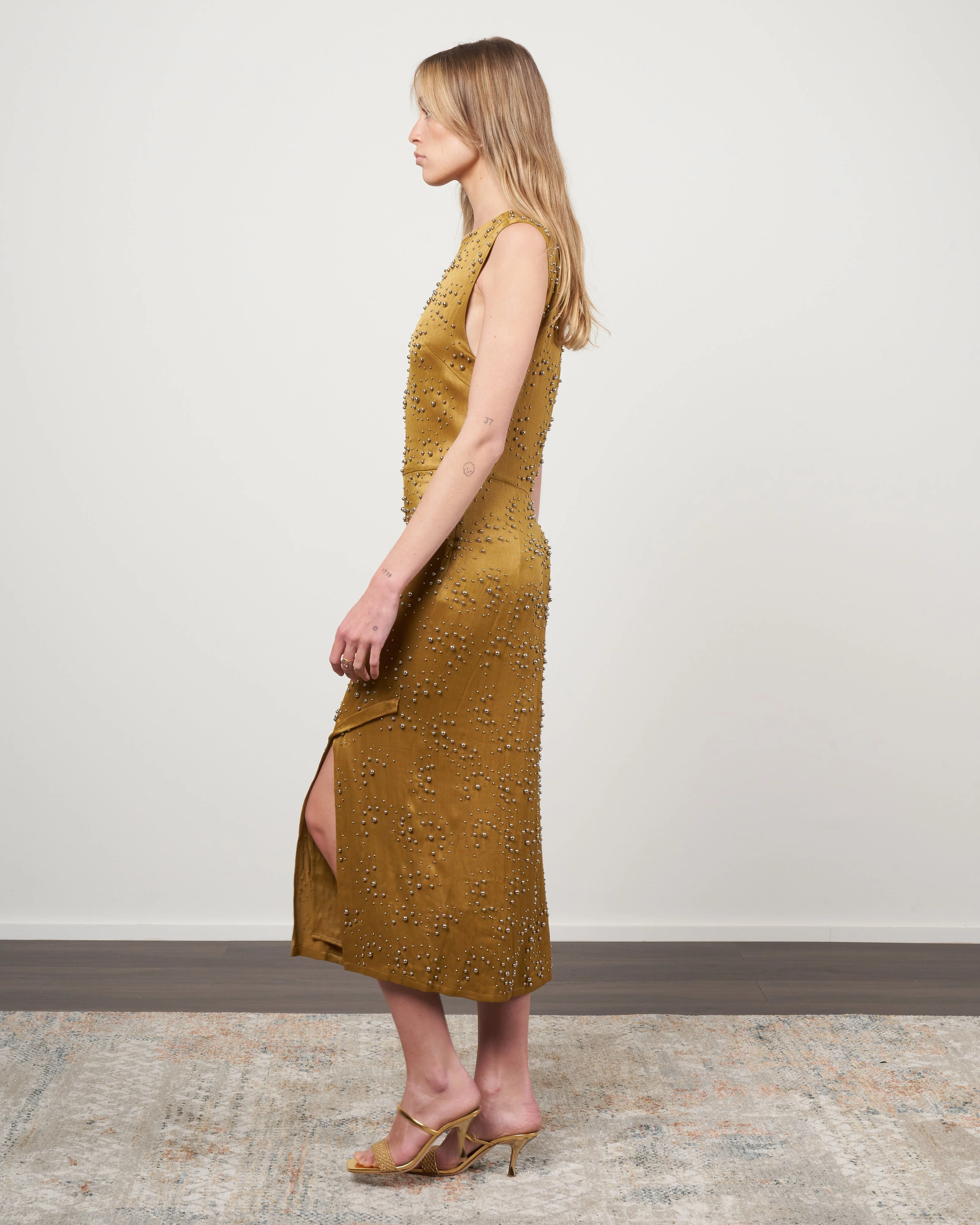 murraya dress - olive - Image 2