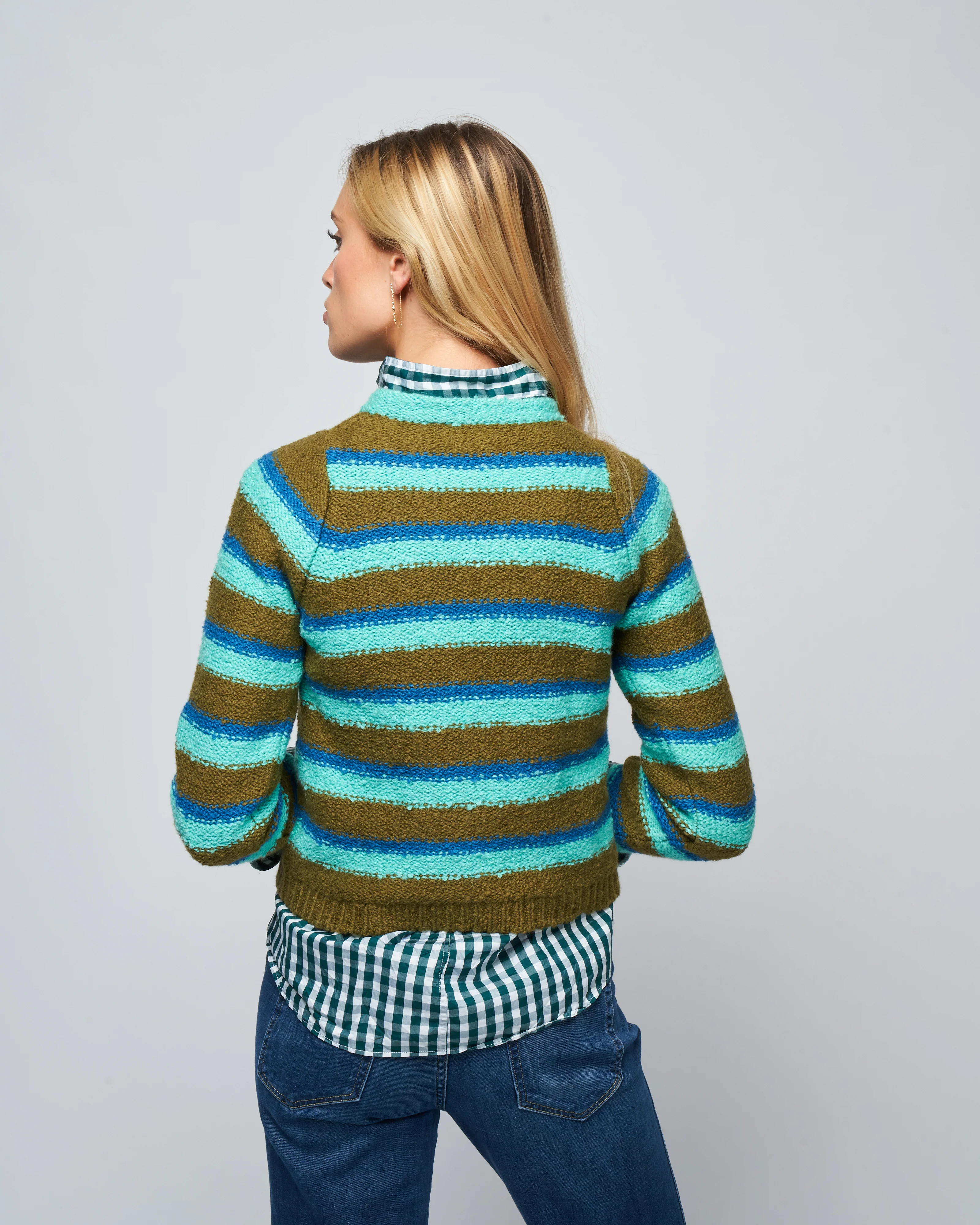 peche top - aqua multi - Image 4