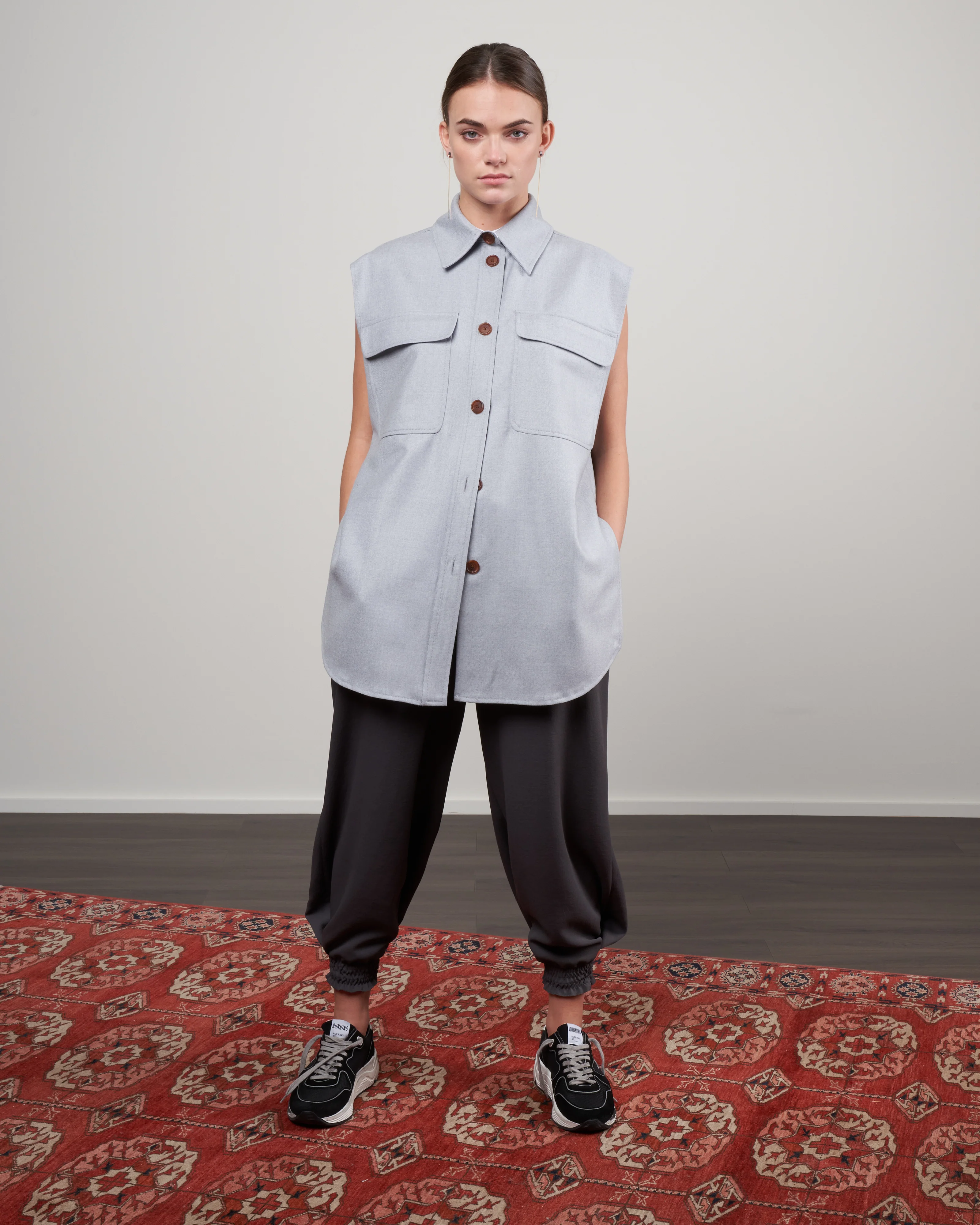postav vest - heather grey - Image 2