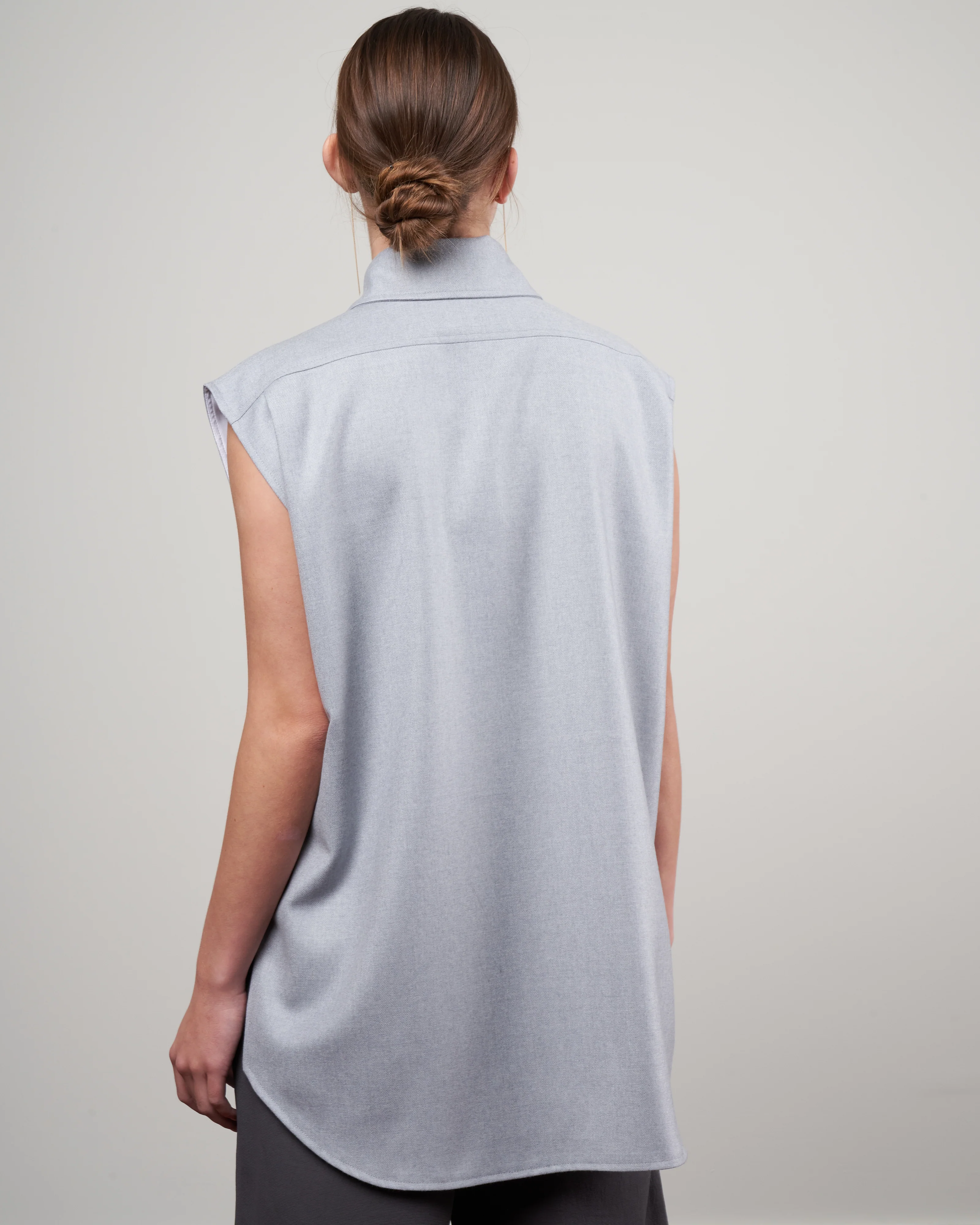 postav vest - heather grey - Image 4